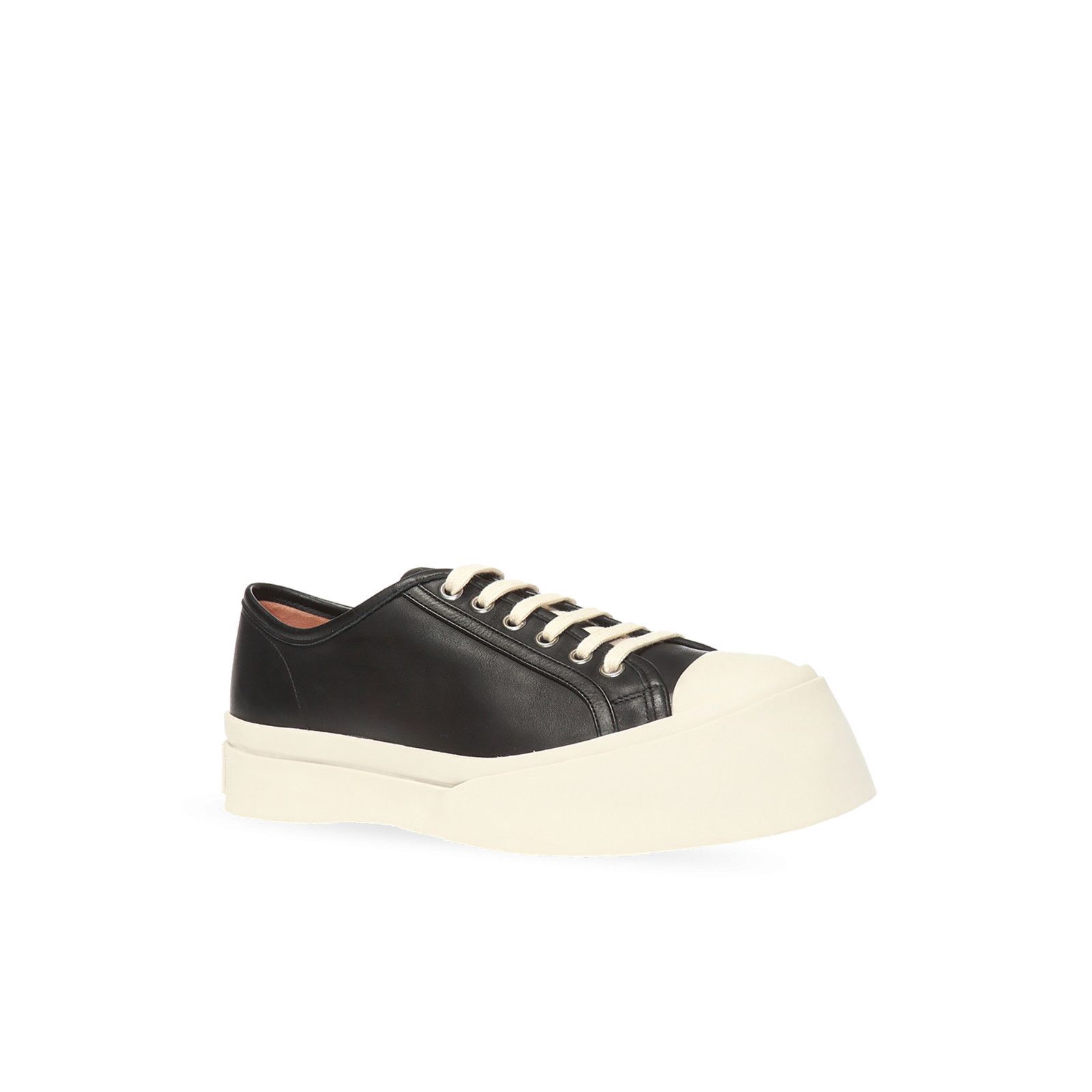 Marni MARNI Pablo Platform Black Leather Sneakers New & Authentic Size US 6 / IT 36 - 2 Thumbnail