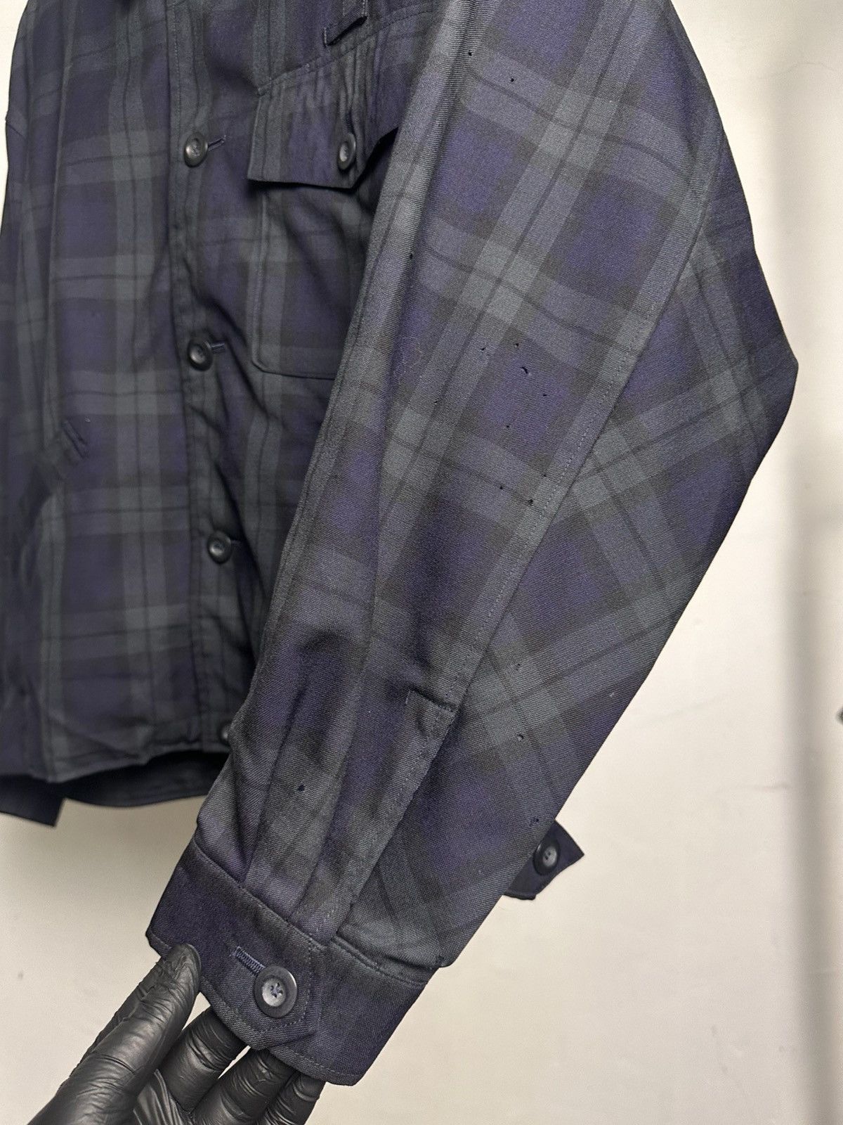 Issey Miyake 80’s Miyake Design Studio Tartan Bomber Jacket Size US L / EU 52-54 / 3 - 9 Thumbnail