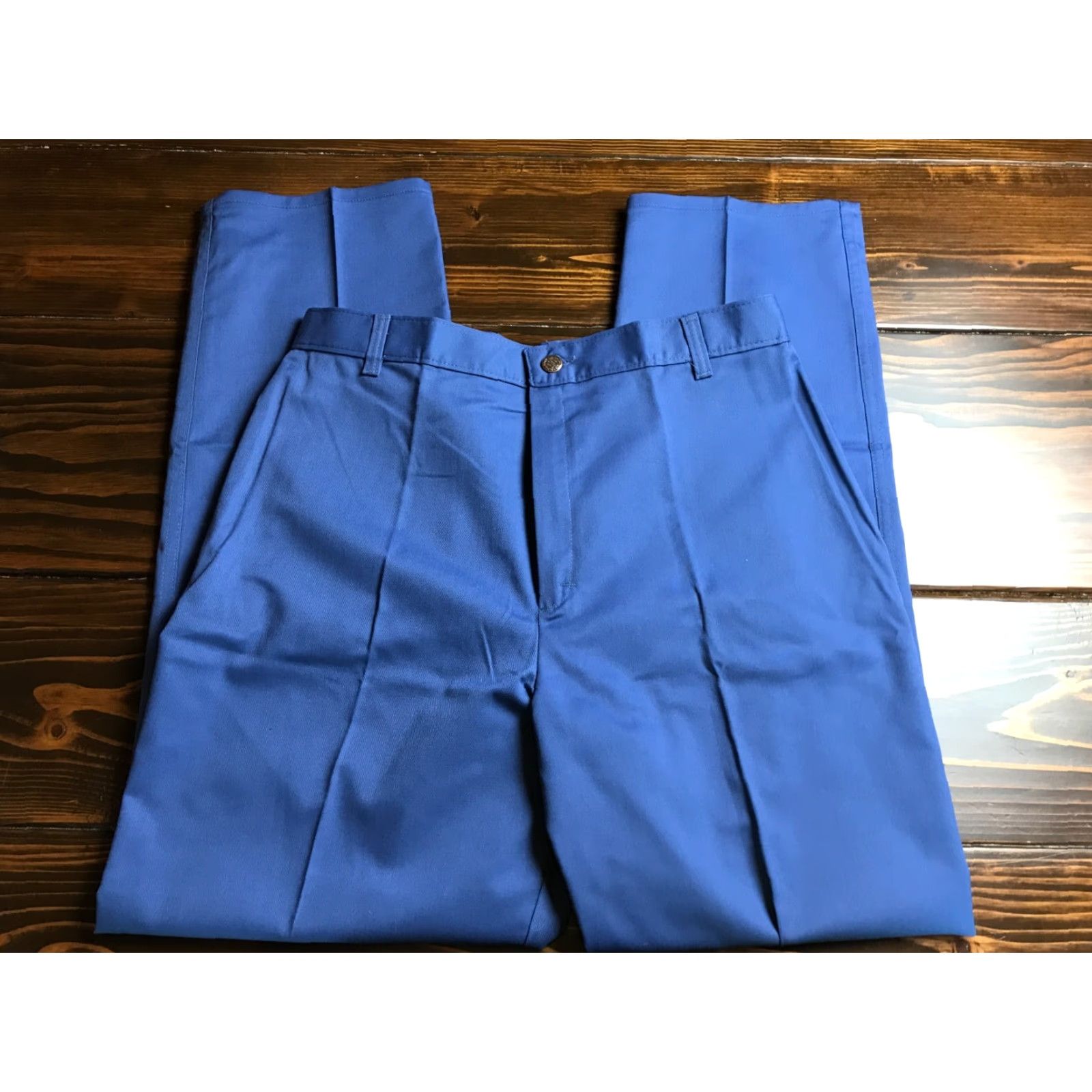 Sears VINTAGE Sears Pants Women 18 Blue Straight Leg Regular Inseam 30 in Chino Pockets Classic 30 in RN45961 Size 24" / US 00 / IT 34 - 2 Thumbnail