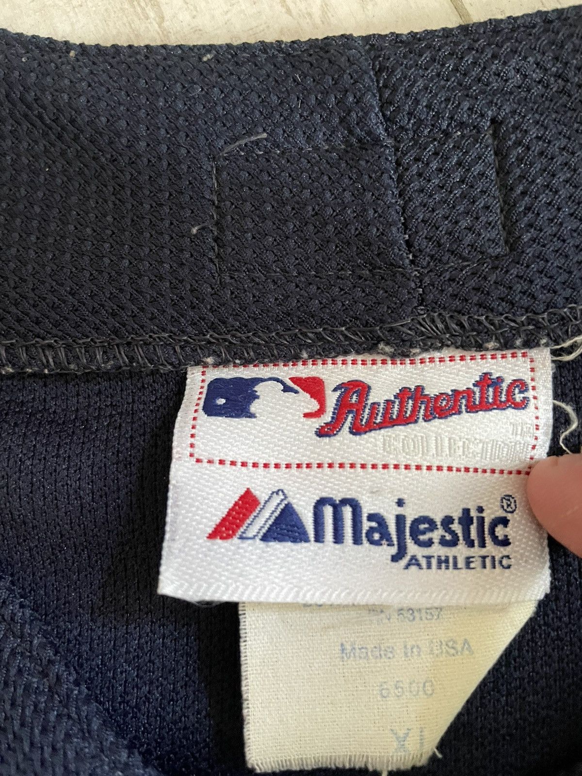 MLB × Majestic × New York Yankees Vintage New York Yankees Jersey 100th Anniversary 2003 Size US XL / EU 56 / 4 - 6 Thumbnail