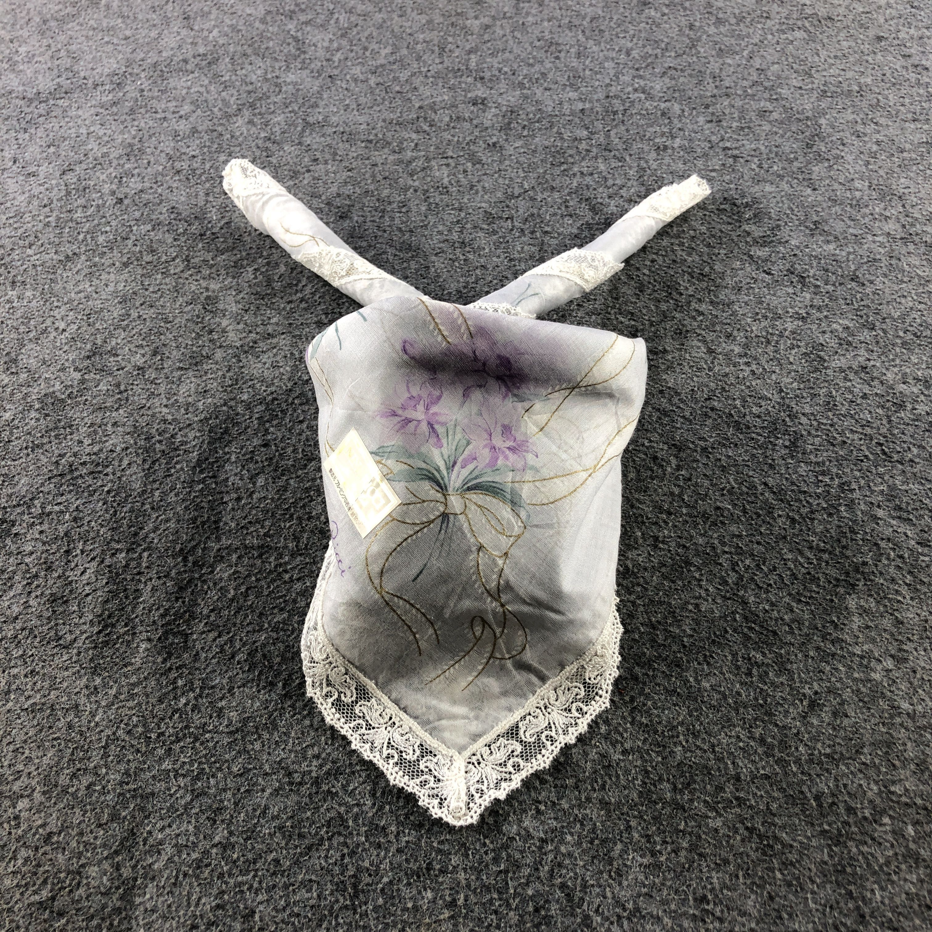 Nina Ricci Nina Ricci Floral Handkerchief Bandana Neckerchief H2358 Size ONE SIZE - 1 Thumbnail