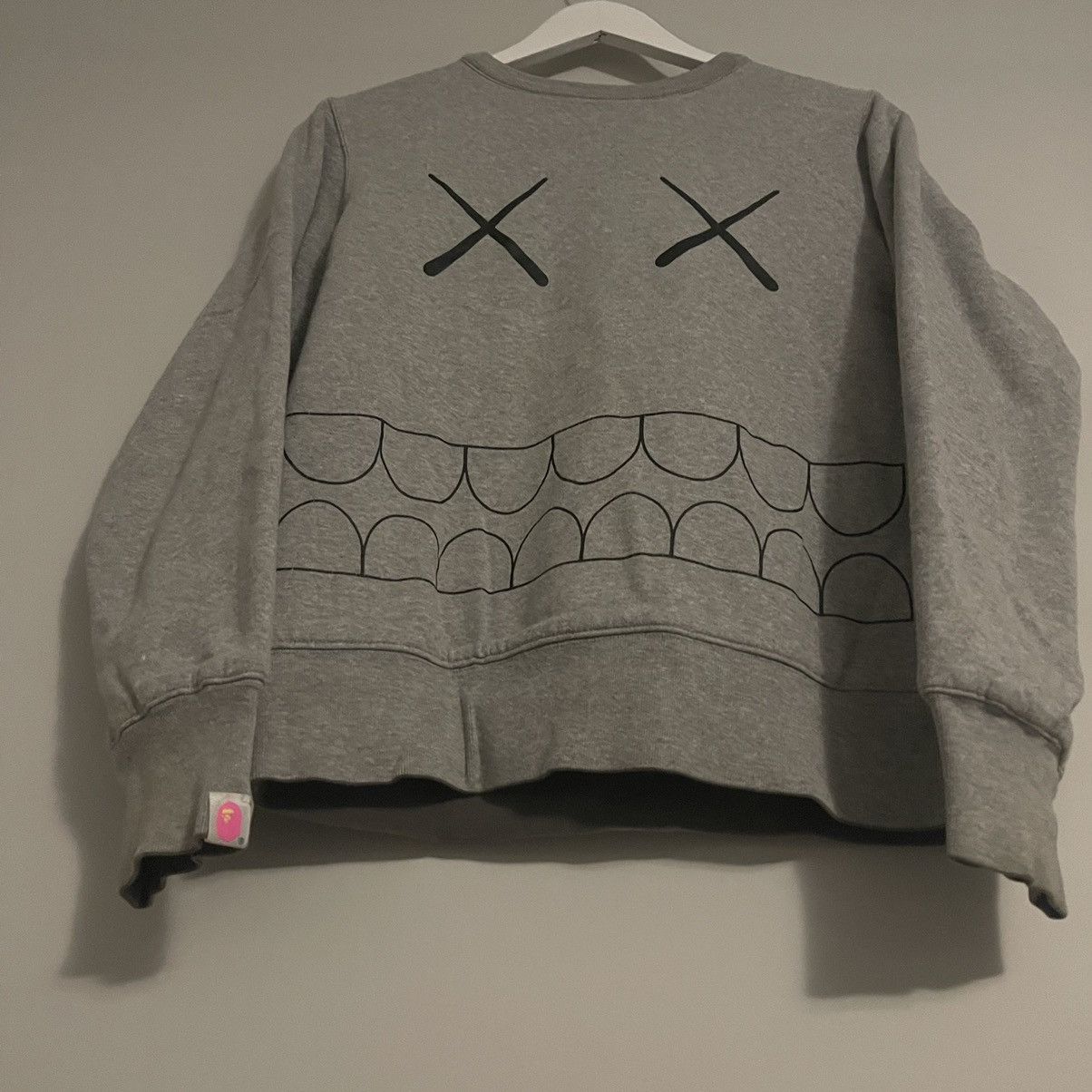 Bape × Kaws Bape x Kaws Cloud Camo Chomper Reversible Crewneck Size XS / US 0-2 / IT 36-38 - 4 Thumbnail
