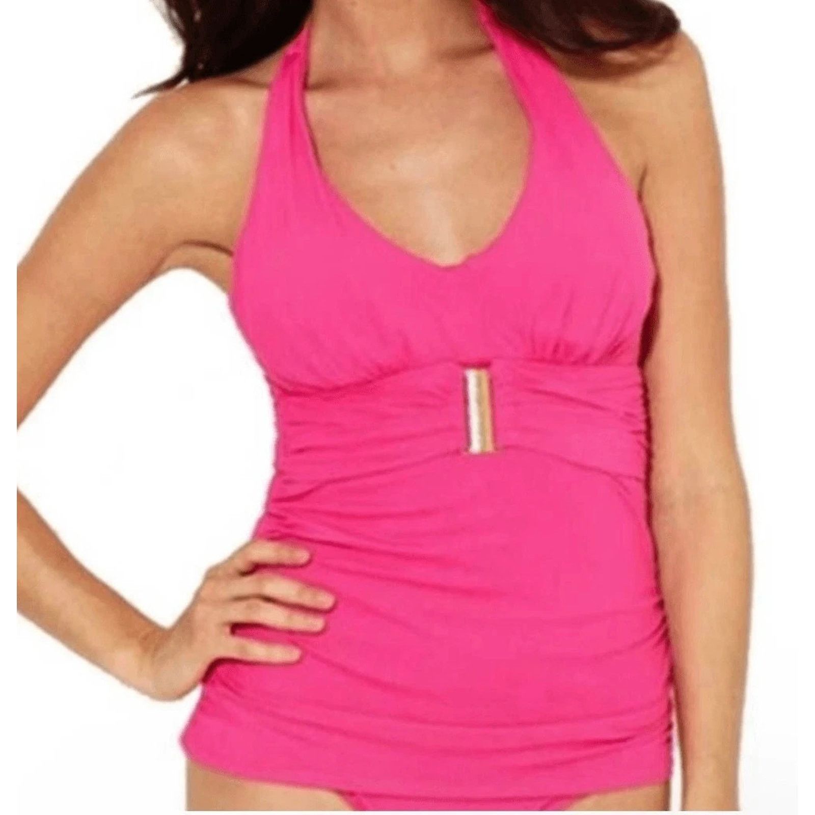 Spanx SPANX Halter Tankini Top Swim size 8 Belted Beauty A001878 Size M / US 6-8 / IT 42-44 - 1 Thumbnail