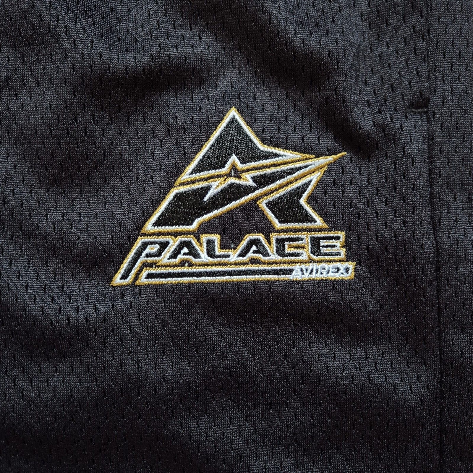 Avirex × Palace Palace x Avirex Mesh Joggers Black Small Brand New FW24 Size US 30 / EU 46 - 4 Thumbnail