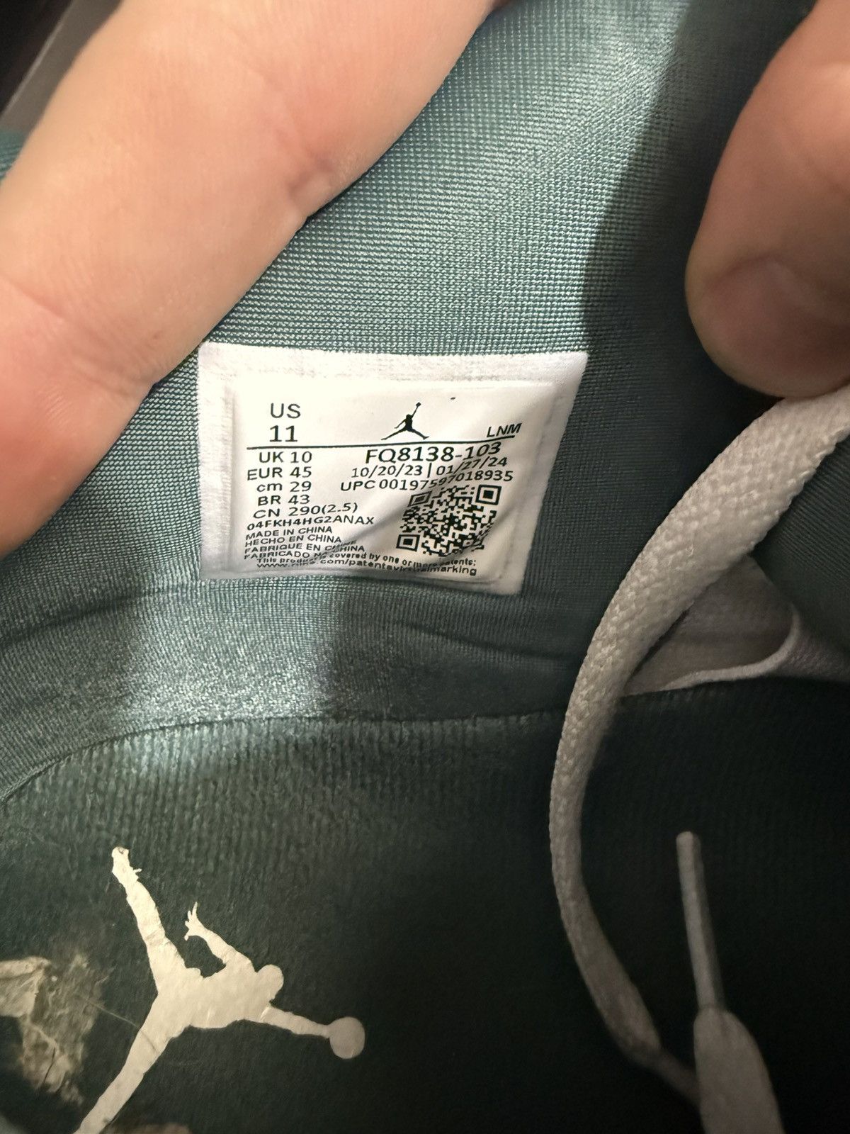 Jordan Brand Jordan retro 4 oxidized green sz 11 Size US 11 / EU 44 - 6 Thumbnail