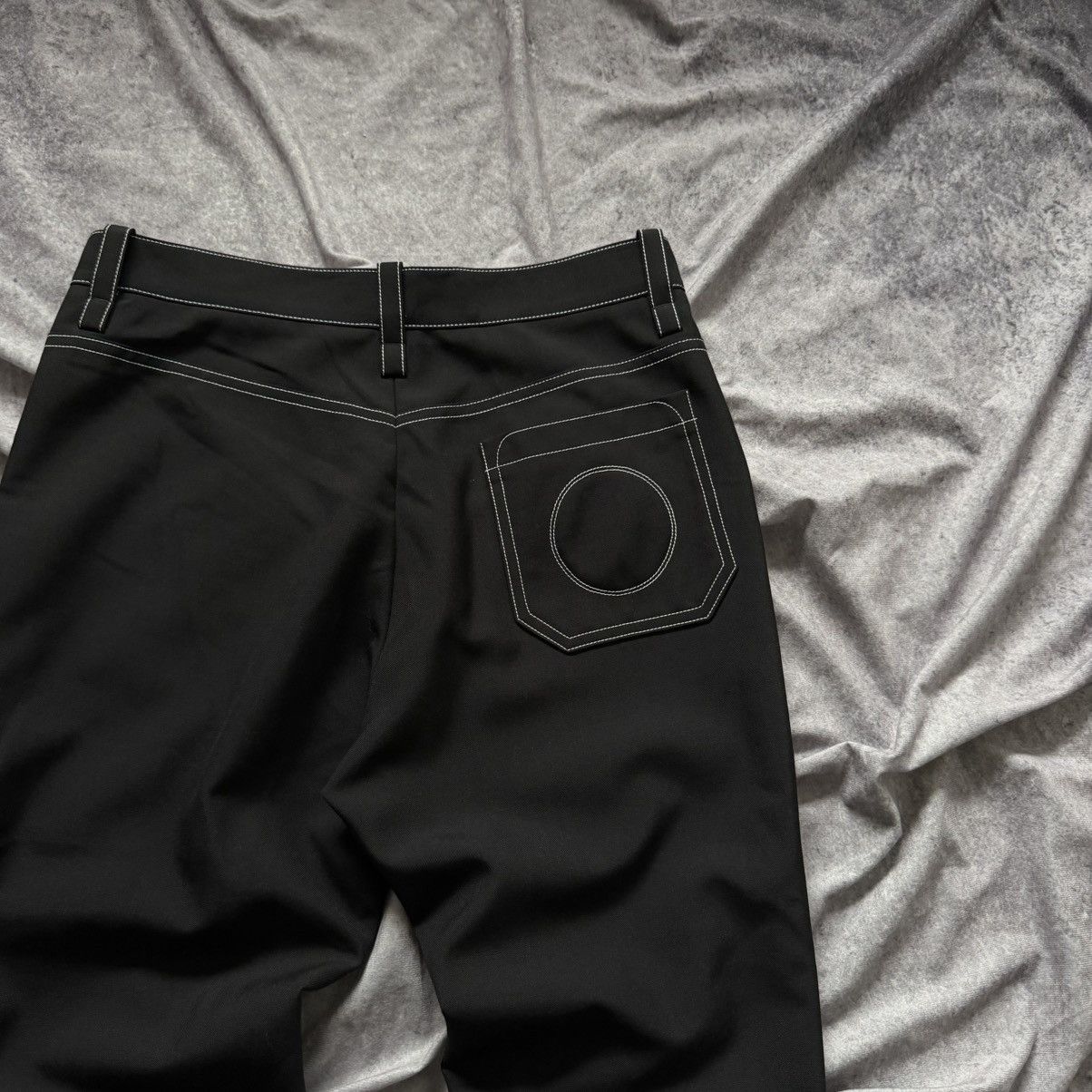 Chloe Chloe Cropped Capri Trousers Pants Slim Fit Black Stitch Size 32" / US 10 / IT 46 - 4 Thumbnail