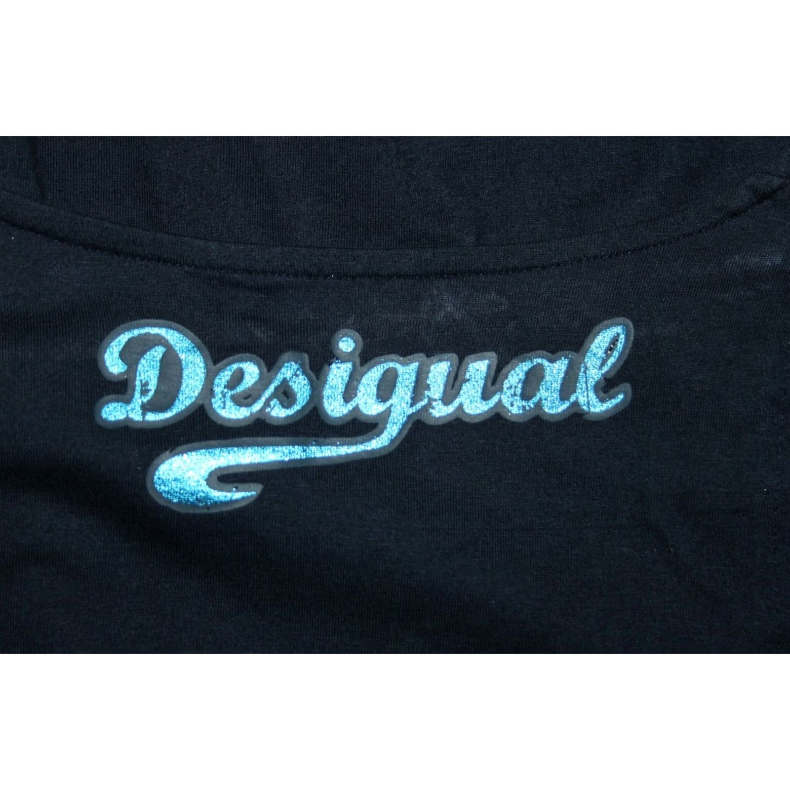 Desigual Desigual womens dress Dark Blue M Tunic/Smock Midi Multicoloured Size M / US 6-8 / IT 42-44 - 5 Thumbnail