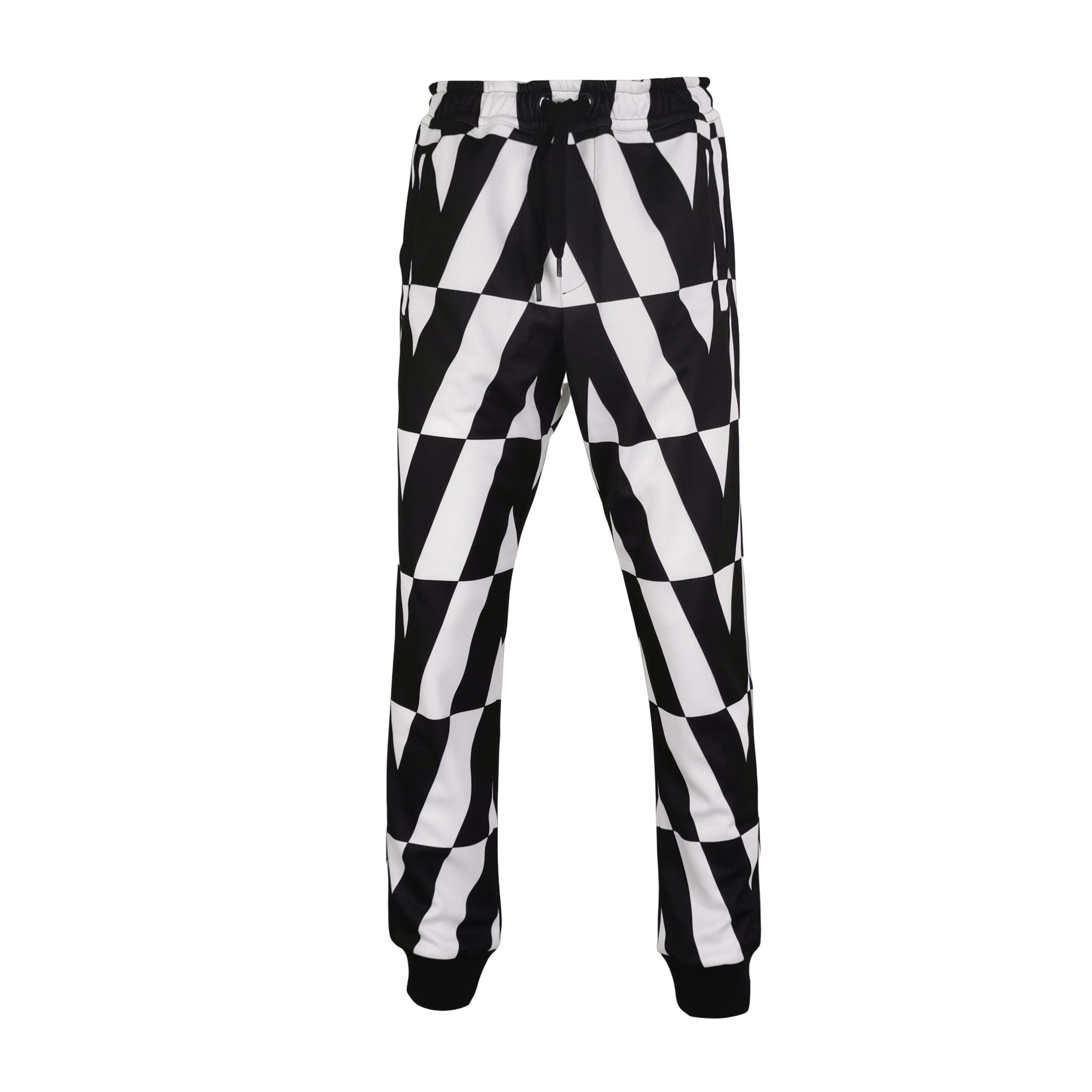 Valentino Valentino Geometric Print Checkered Sweatpants US 32 Size US 32 / EU 48 - 1 Thumbnail