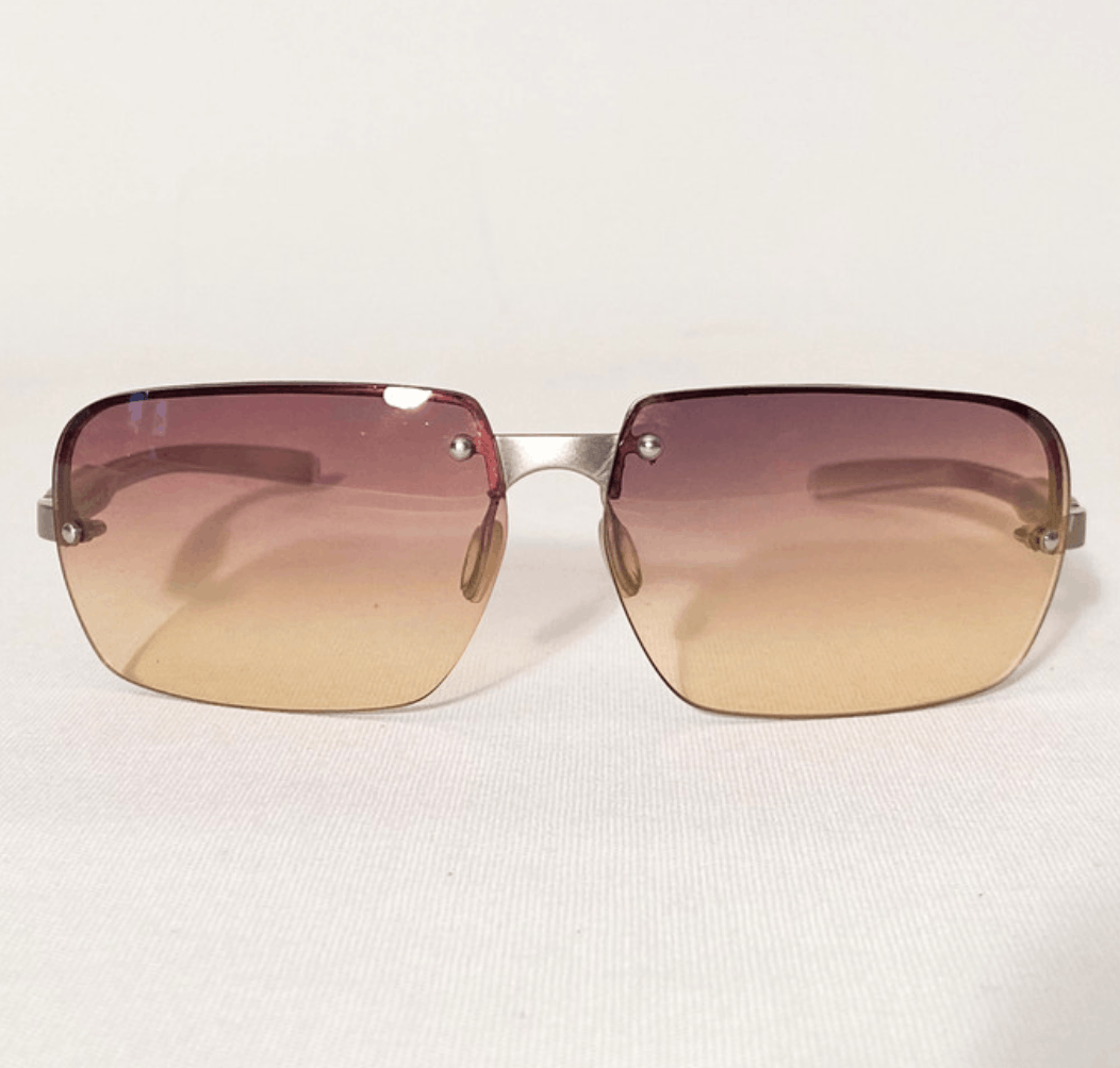 Prada PRADA Sunglasses Flame 2004 Star Mask Fire Chrome Silver Size ONE SIZE - 3 Thumbnail