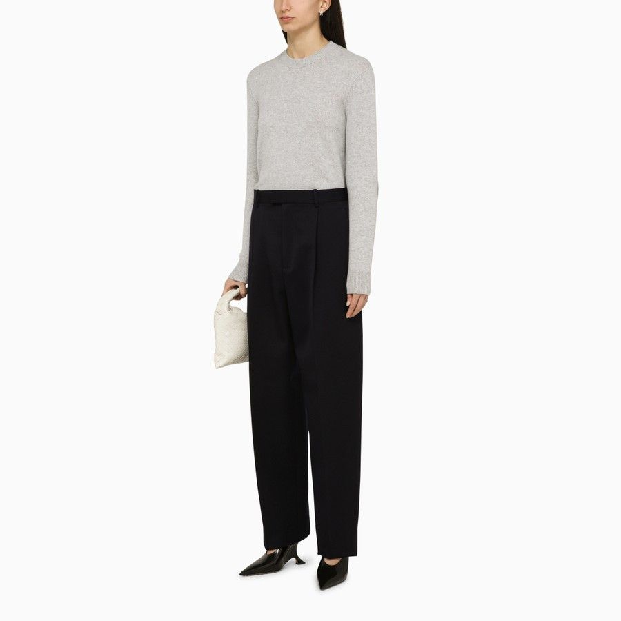 Bottega Veneta o1d2blof0824 Wool Trousers in Black Size 25" / US 0 / IT 36 - 2 Thumbnail