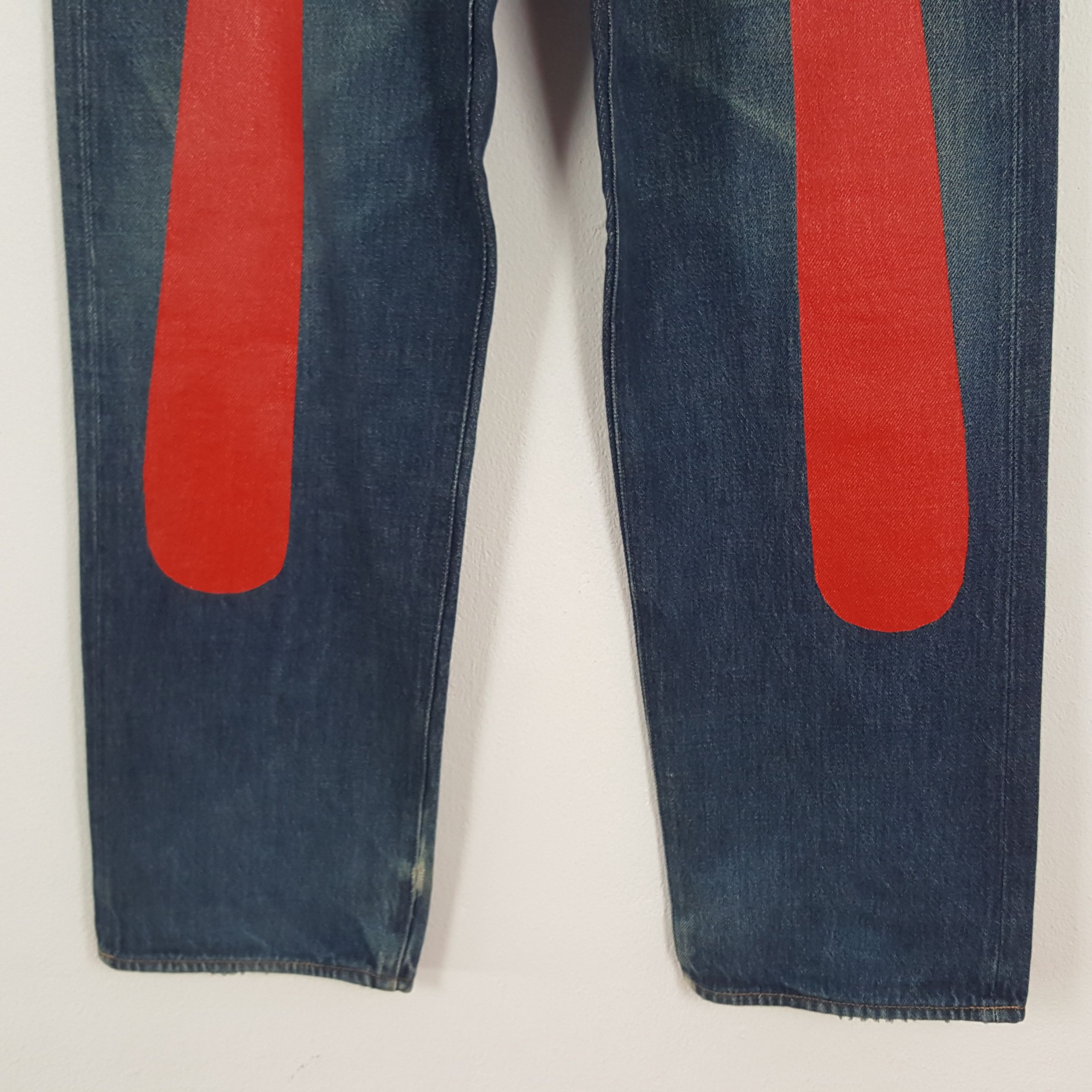 Evisu × Vintage Vintage Evisu Yamane Selvedge Custom Art Denim Jeans Size US 32 / EU 48 - 3 Thumbnail