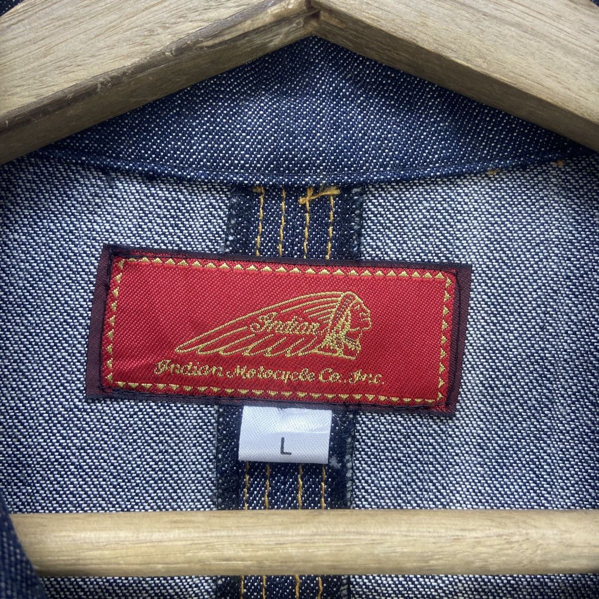 Indian Motorcycle Indian Motorcycles Distressed Denim Jacket Size US S / EU 44-46 / 1 - 19 Thumbnail