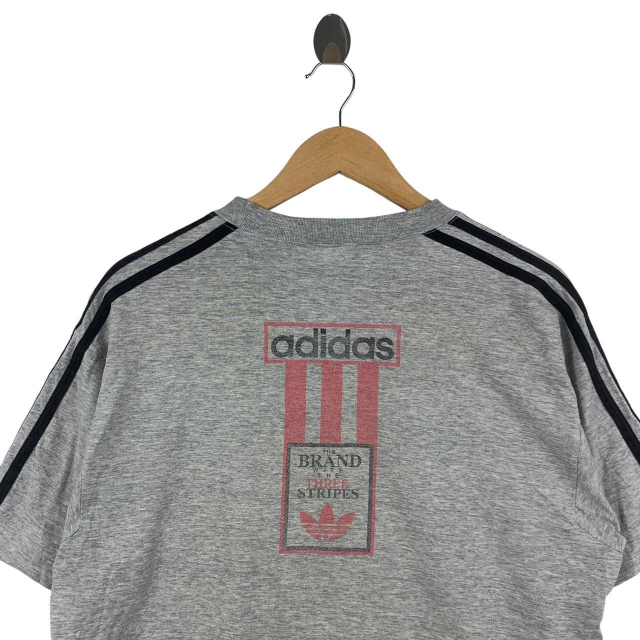 Adidas Vintage 90’ ADIDAS ORIGINALS 3 Stripes Logo Tee Shirt Top Size US L / EU 52-54 / 3 - 6 Thumbnail