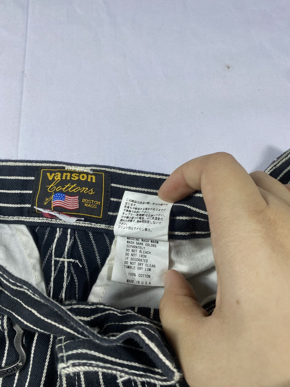 Vanson Leathers Vintage Venson Hickory Pants Size US 30 / EU 46 - 9 Thumbnail