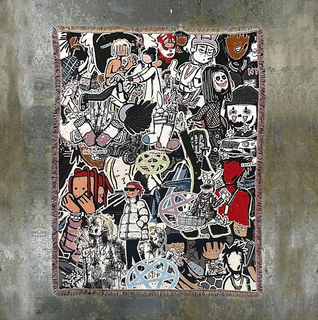 Kodone Kodone Playboi Carti Collage Blanket Size ONE SIZE - 1 Thumbnail