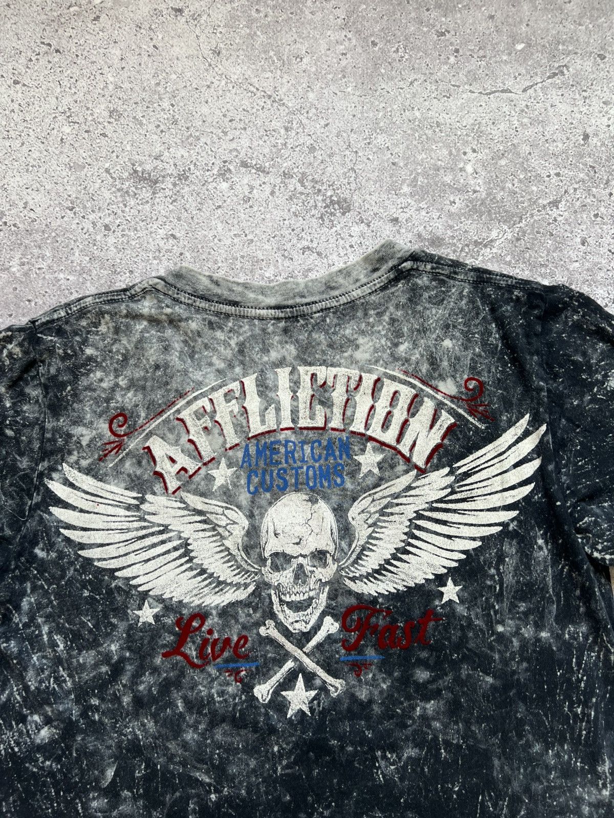 Affliction Affliction Women's Skull T-shirt Y2K Tee Size L / US 10 / IT 46 - 18 Thumbnail