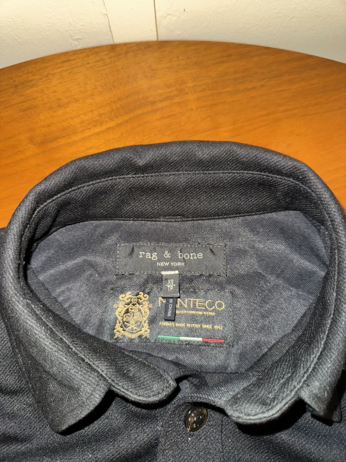 Rag & Bone Black Button Up-Rag and Bone Size US XS / EU 42 / 0 - 3 Thumbnail