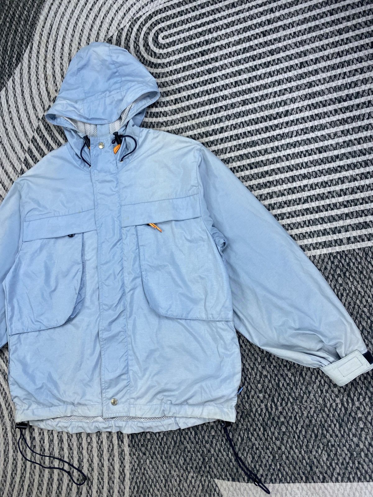 Polo Ralph Lauren Vtg Polo Ralph Lauren Sport Light Blue Hoddie Jacket Size US M / EU 48-50 / 2 - 4 Thumbnail