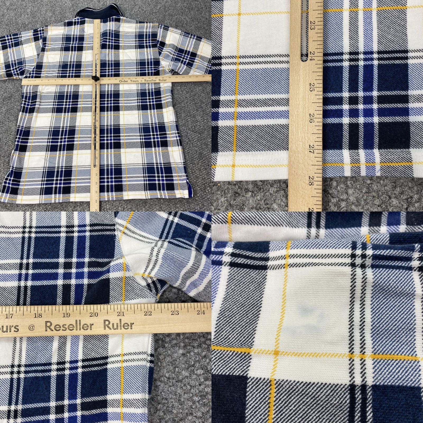 Chaps VINTAGE Chaps Ralph Lauren Polo Shirt Mens Large Blue Plaid Long Sleeve Cotton Size US L / EU 52-54 / 3 - 8 Thumbnail