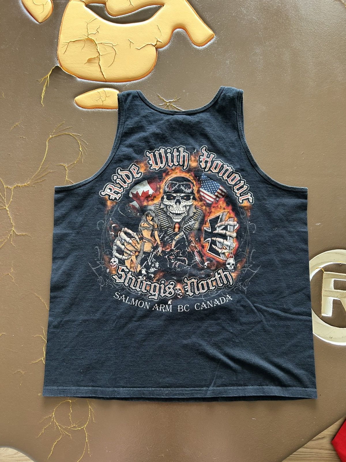 Harley Davidson Harley Davidson Style Biker Tee With Chicks Tank top cutoff Size US XL / EU 56 / 4 - 1 Thumbnail