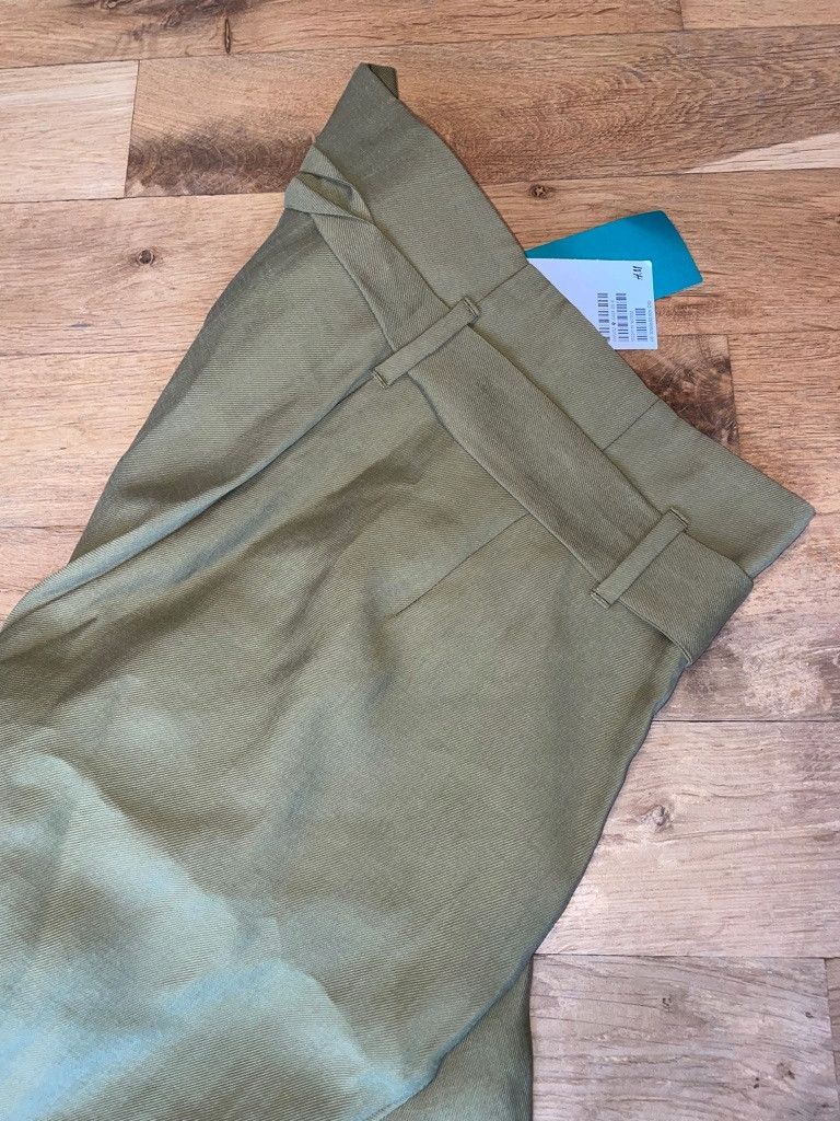 H&M × Vintage H&M WOMEN'S ELEGANT TROUSERS, size 38 - LABELS Size 27" / US 4 / IT 40 - 2 Thumbnail