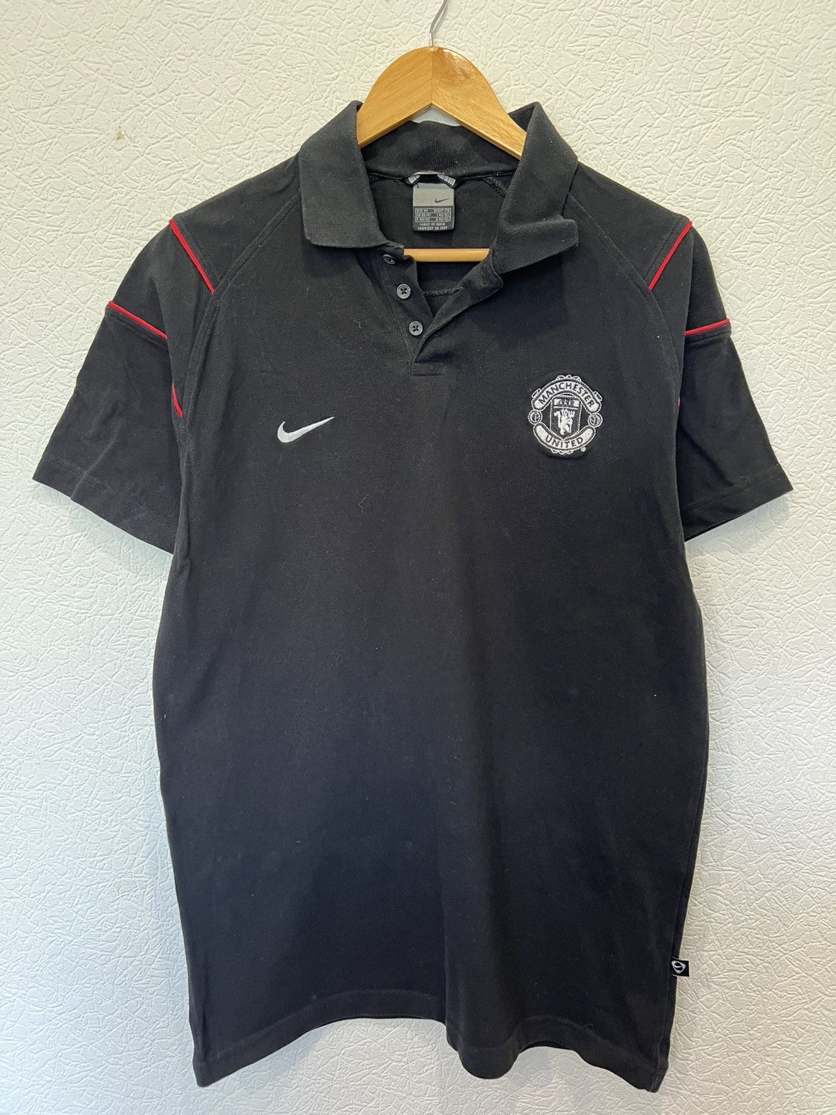 Nike Vintage 00s Nike Manchester United Football Soccer Polo Size US M / EU 48-50 / 2 - 1 Thumbnail