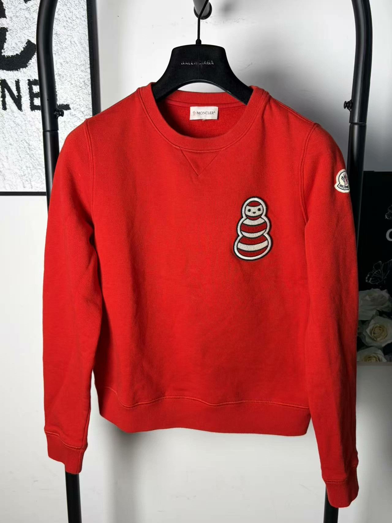 Moncler Moncler Retro White Hoodie s Men Size US S / EU 44-46 / 1 - 1 Thumbnail