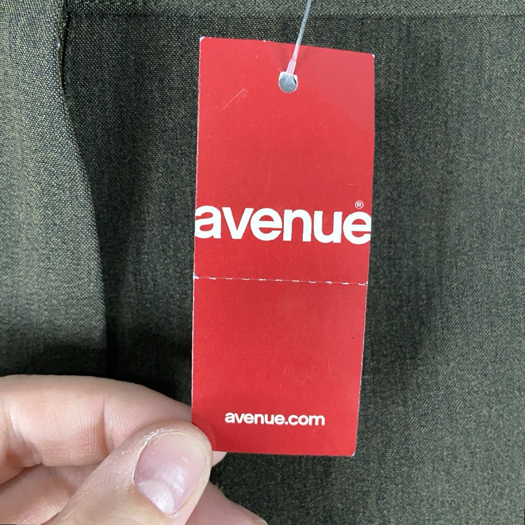Avenue NEW Avenue Dress Pants Women 26 Green Stretch Size 26" / US 2 / IT 38 - 5 Thumbnail