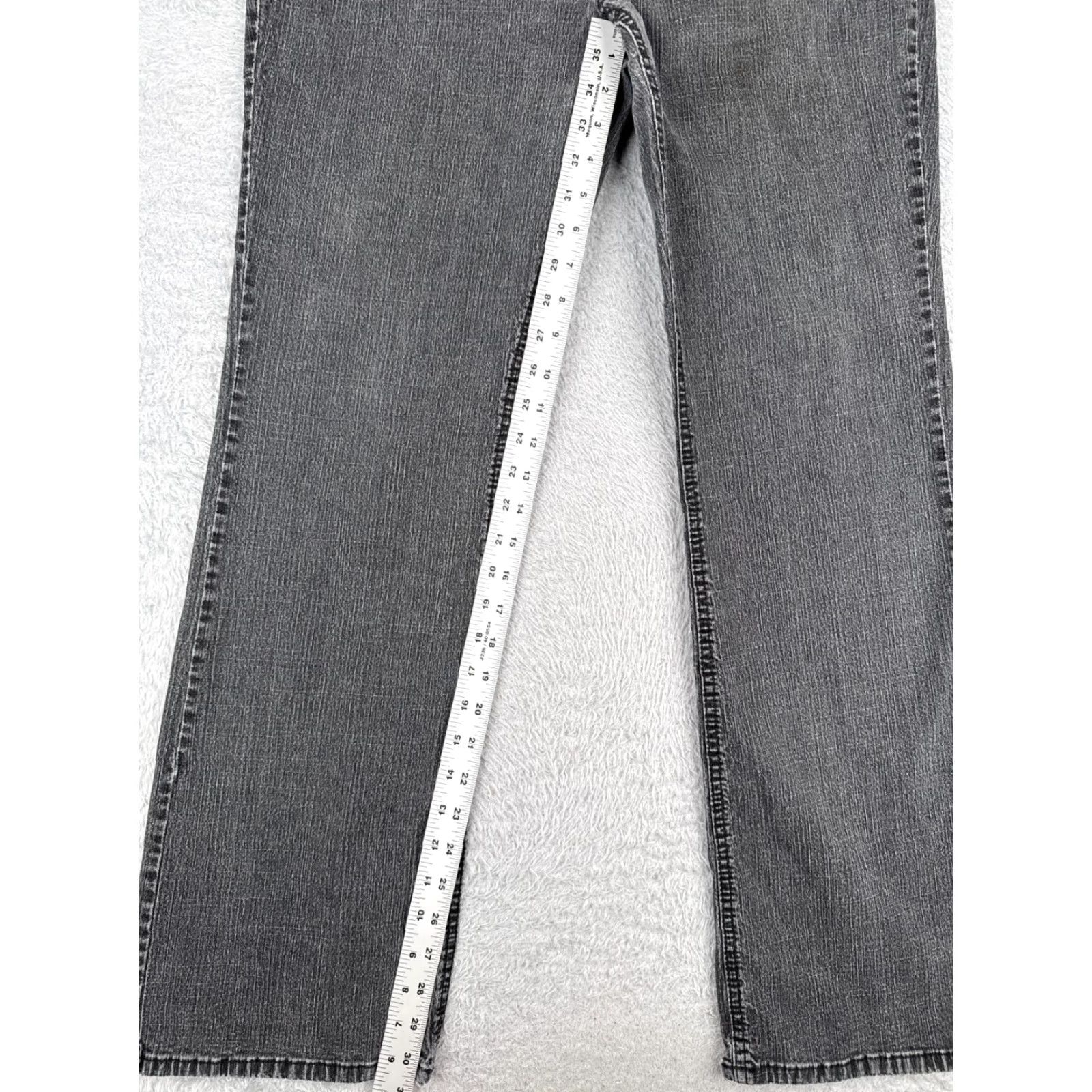 Faded Glory Faded Glory Jeans Women 34x31 Black Denim Bootcut Mid Rise Cotton Blend 1 Size 25" / US 0 / IT 36 - 7 Thumbnail