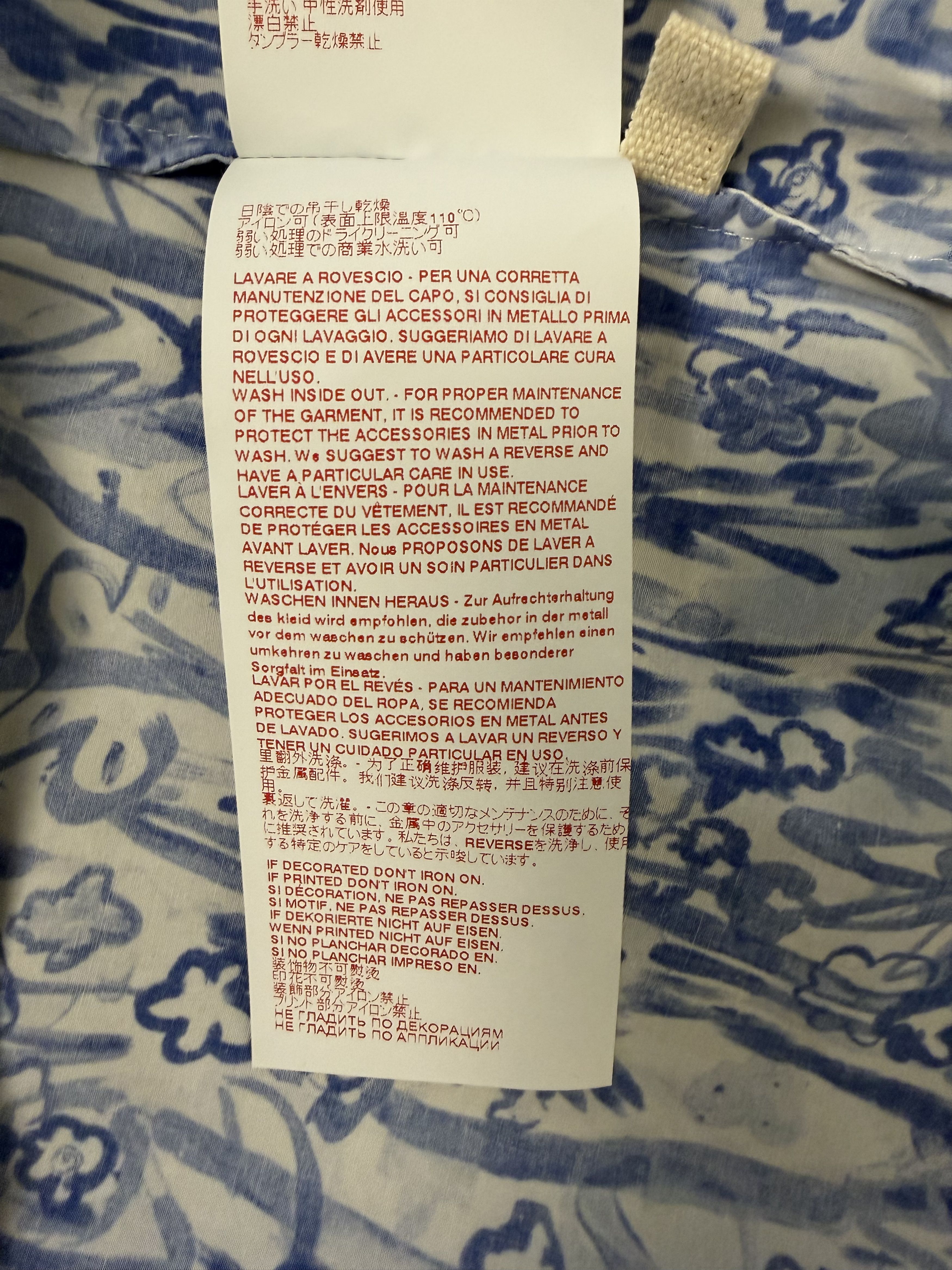 Marni Oversized Abstract Floral Poplin Shirt Size US L / EU 52-54 / 3 - 11 Thumbnail