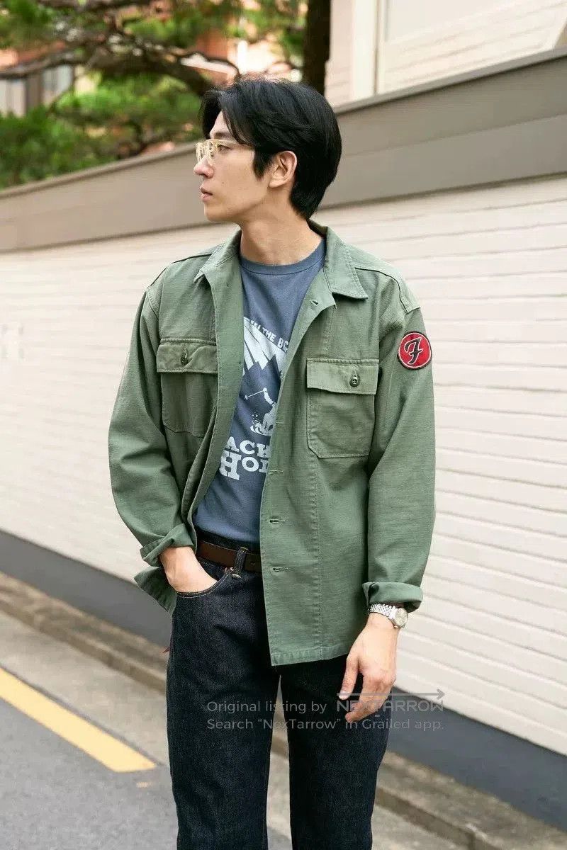 Full Count & Co. FULLCOUNT OG107 Military Vintage Jacket. Size US S / EU 44-46 / 1 - 3 Thumbnail