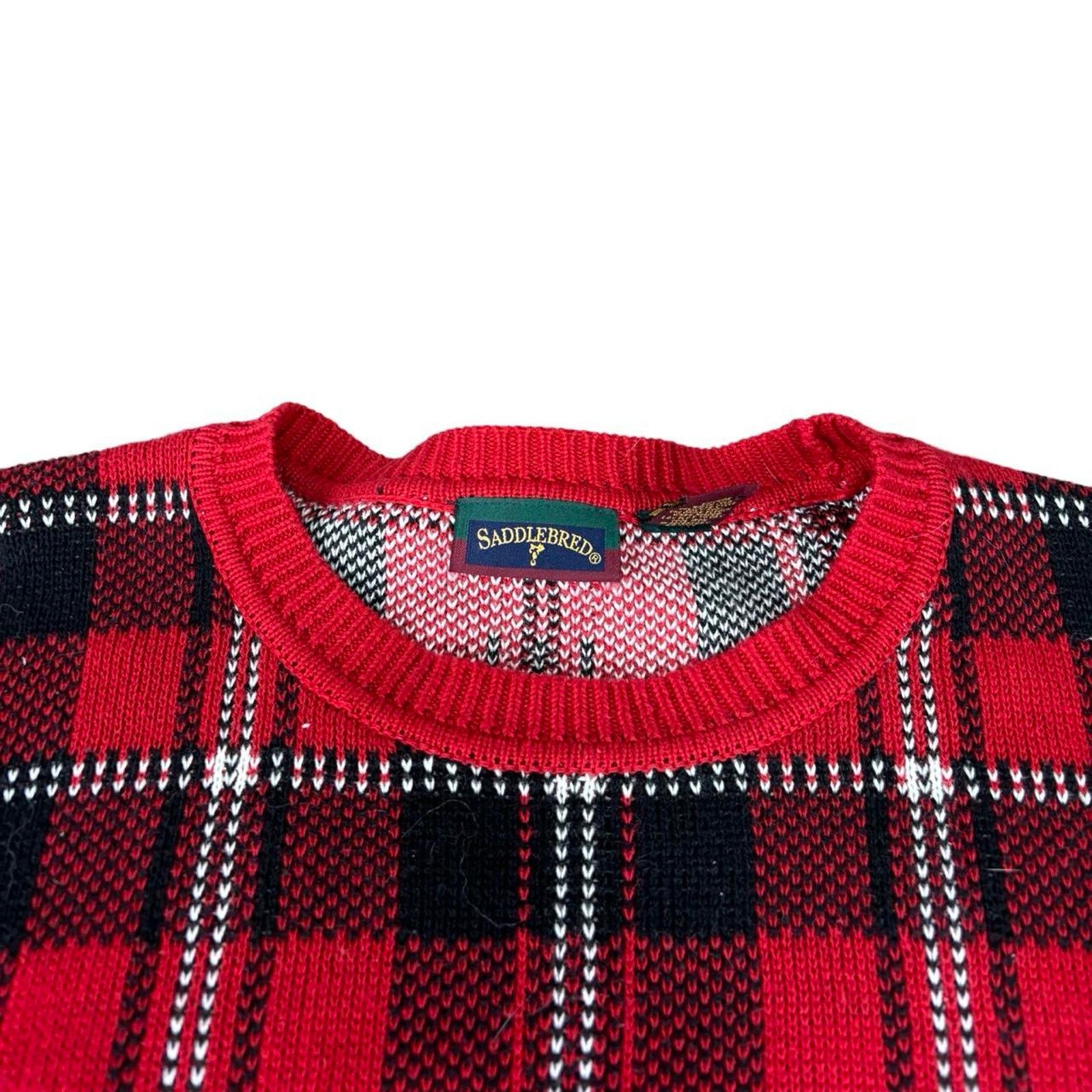Ralph Lauren × Saddlebred × Vintage Vintage Grandpa Style Sweater Size US XL / EU 56 / 4 - 2 Thumbnail