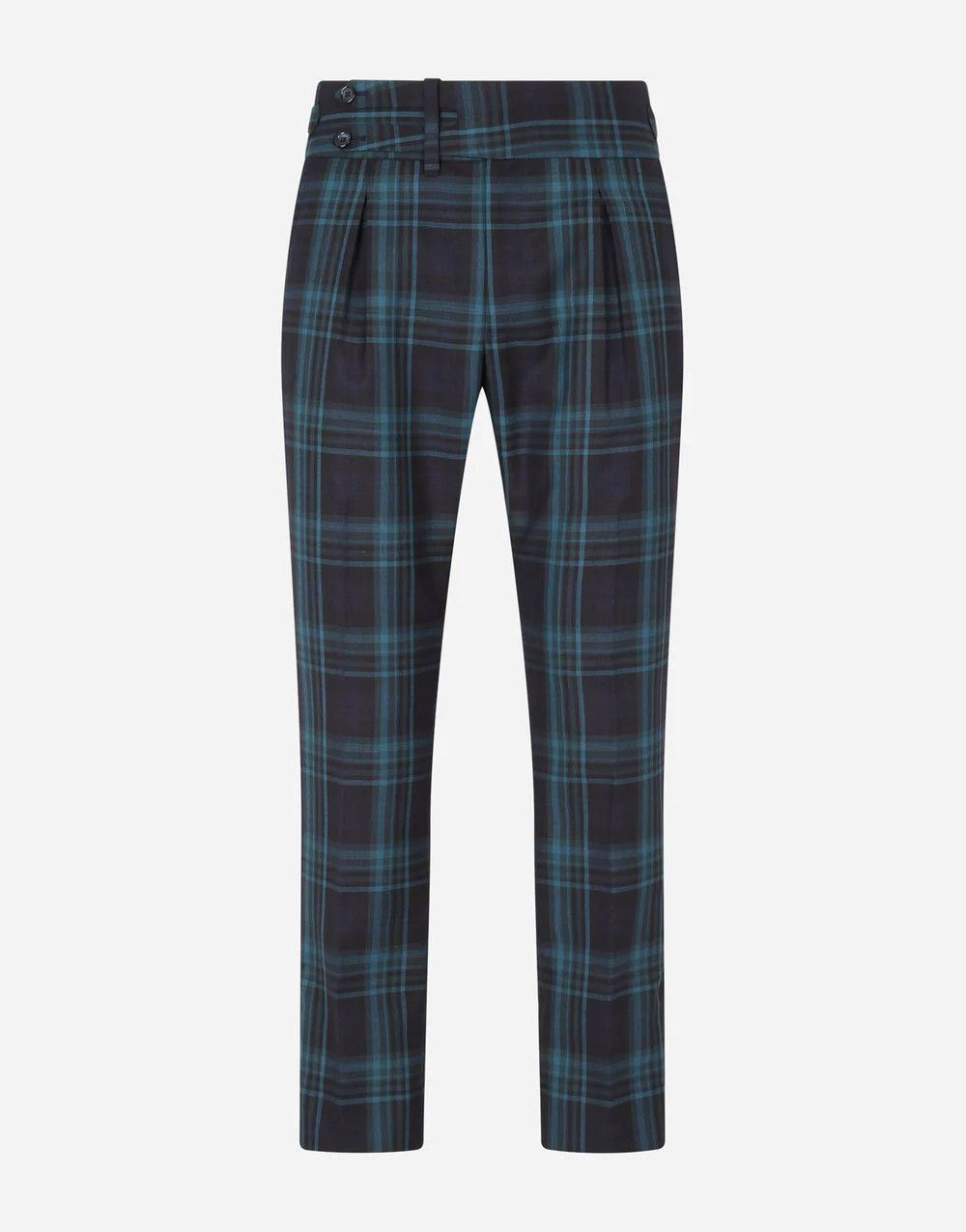 Dolce & Gabbana o1y0125 Checked Casual Pant in Multicolor Size US 30 / EU 46 - 1 Thumbnail