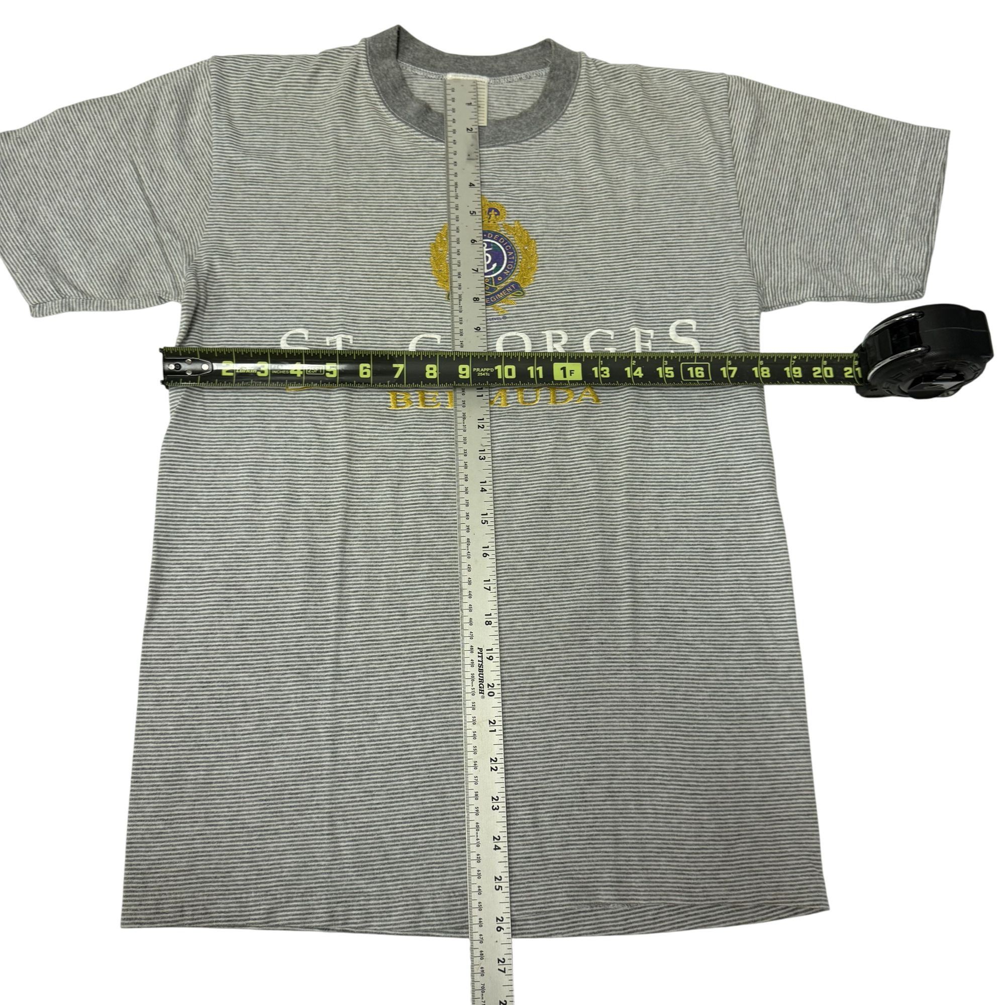 Other Vtg Belton Stripe ST GEORGES BERMUDA Royal Crest T Shirt Size US M / EU 48-50 / 2 - 8 Thumbnail