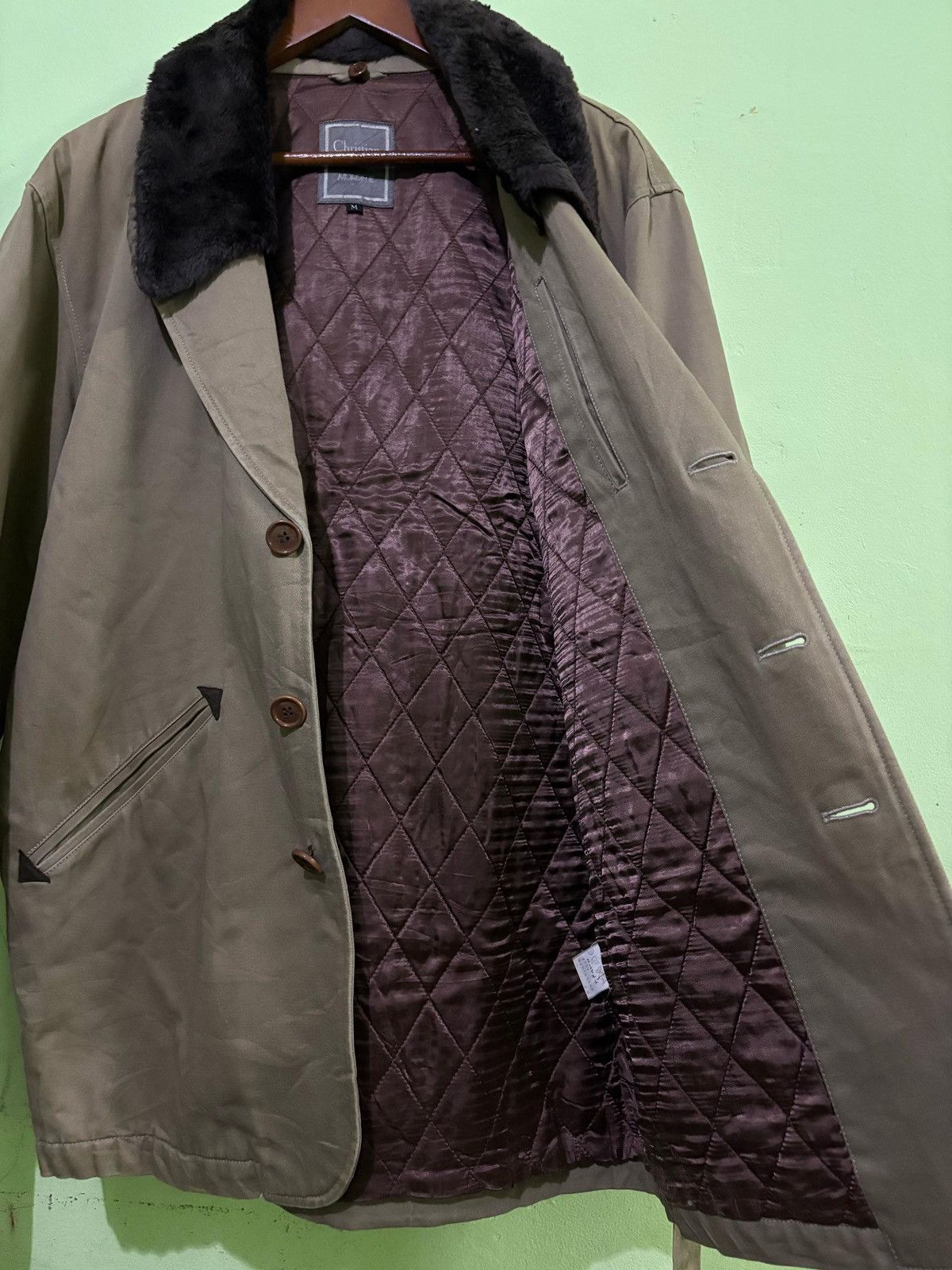Christian Dior Monsieur Christian Dior Monsieur Jacket 3 Pocket Design Fur Collar Size US M / EU 48-50 / 2 - 5 Thumbnail