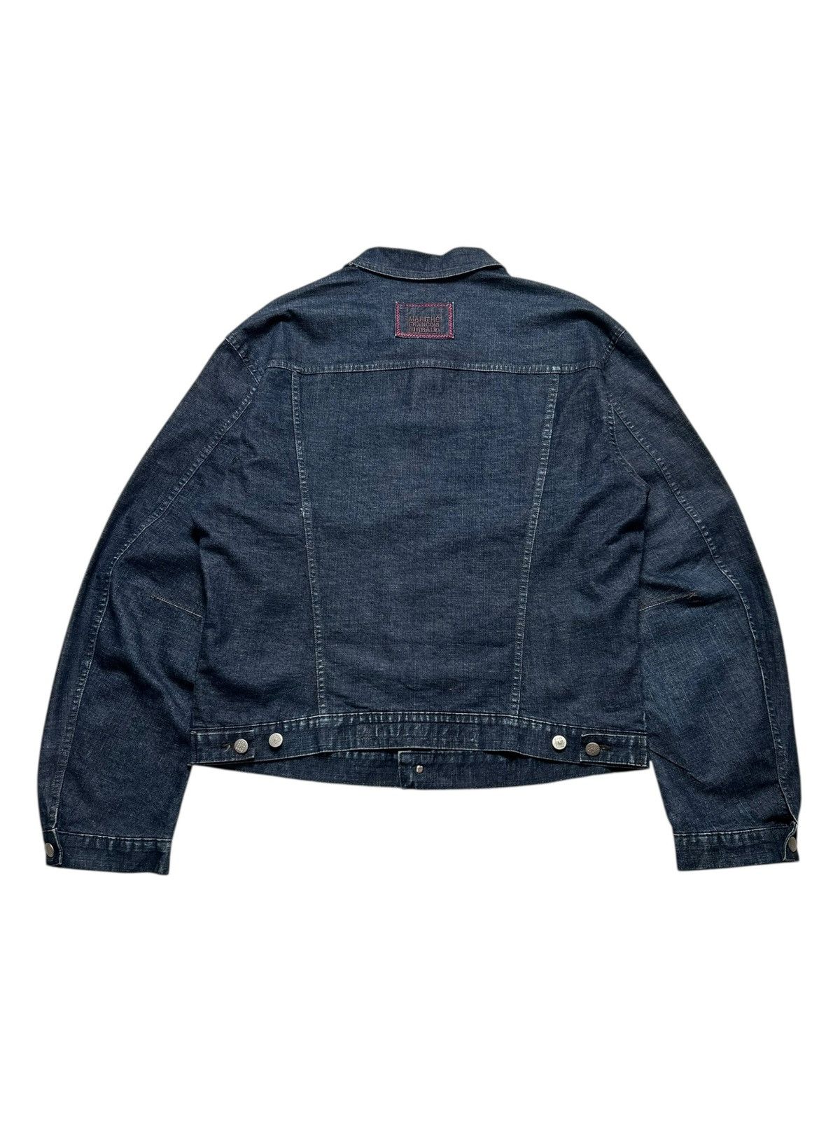 Marithe + Francois Girbaud Vintage Marithe Francois Girbaud Jacket Indigo Denim Trucker Size US L / EU 52-54 / 3 - 7 Thumbnail