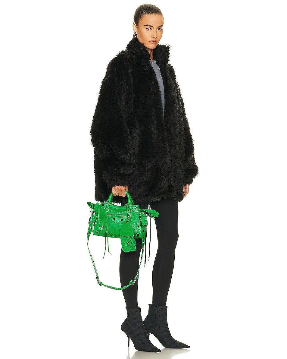 Balenciaga o1srvl11e1124 Size: OS / Neo Cagole XS Handbag in Green Size ONE SIZE - 2 Thumbnail