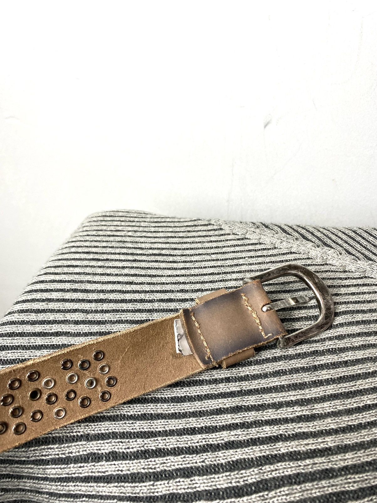 Vintage Vintage Leather Metal Belt Drip Hysterical Glamour Size ONE SIZE - 6 Thumbnail