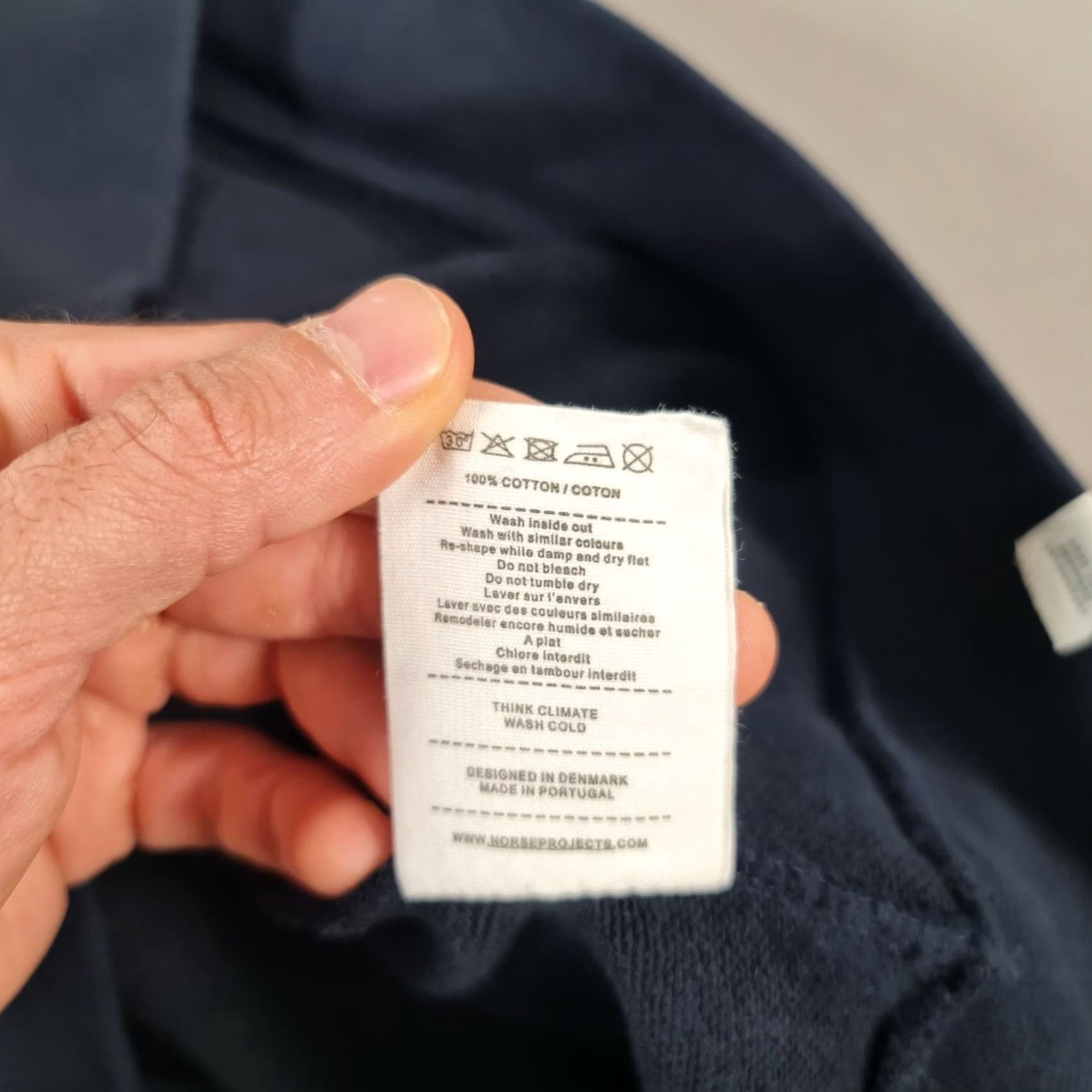 Norse Projects Norse Projects Mens Sweatshirt Navy Blue Medium Classics Crew Sweater Size US M / EU 48-50 / 2 - 8 Thumbnail