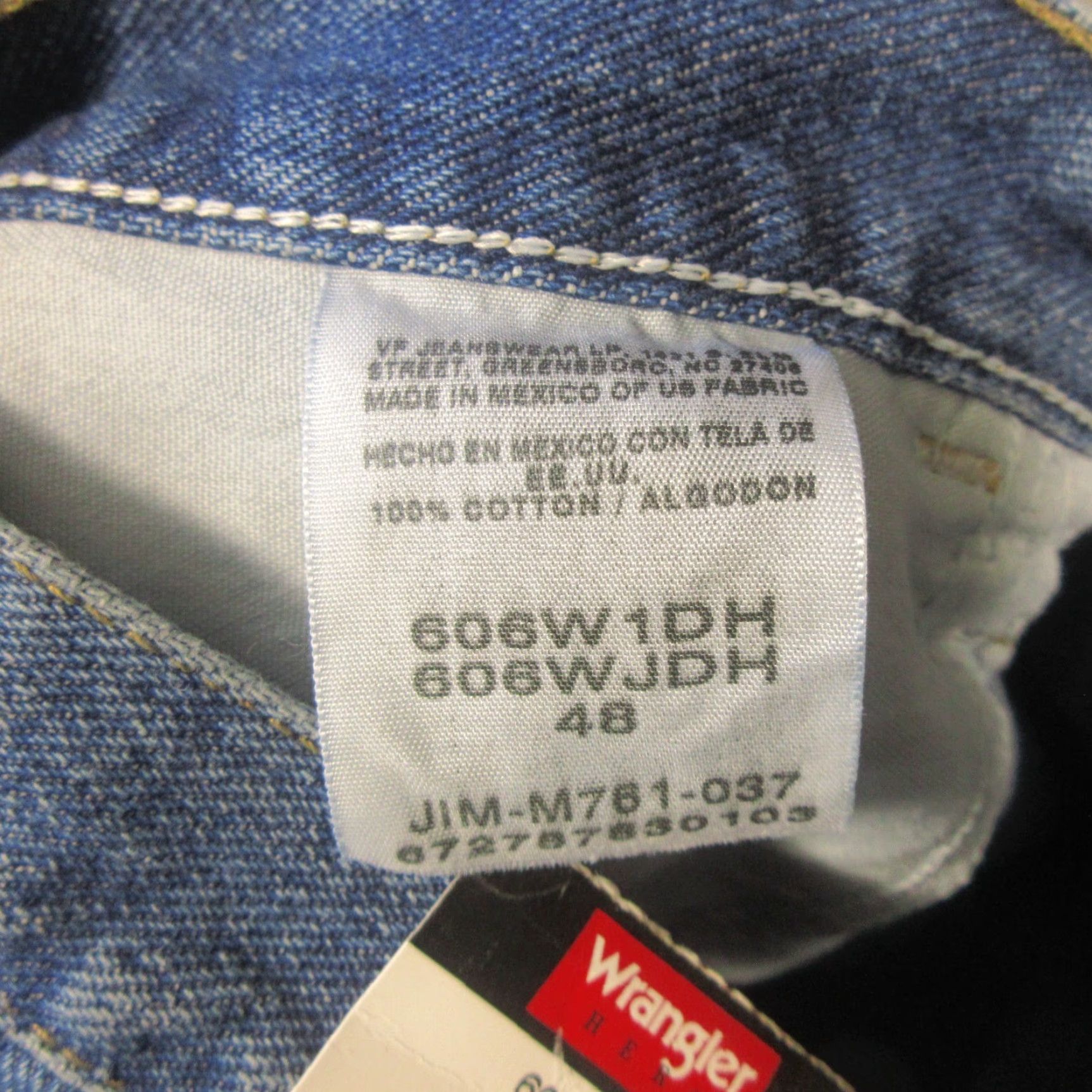 Wrangler VINTAGE Wrangler Jeans Shorts Mens 38 Five Star Premium Bermuda 5-Pocket Denim NEW NWT Blue 90s Style Relaxed Size US 32 / EU 48 - 5 Thumbnail