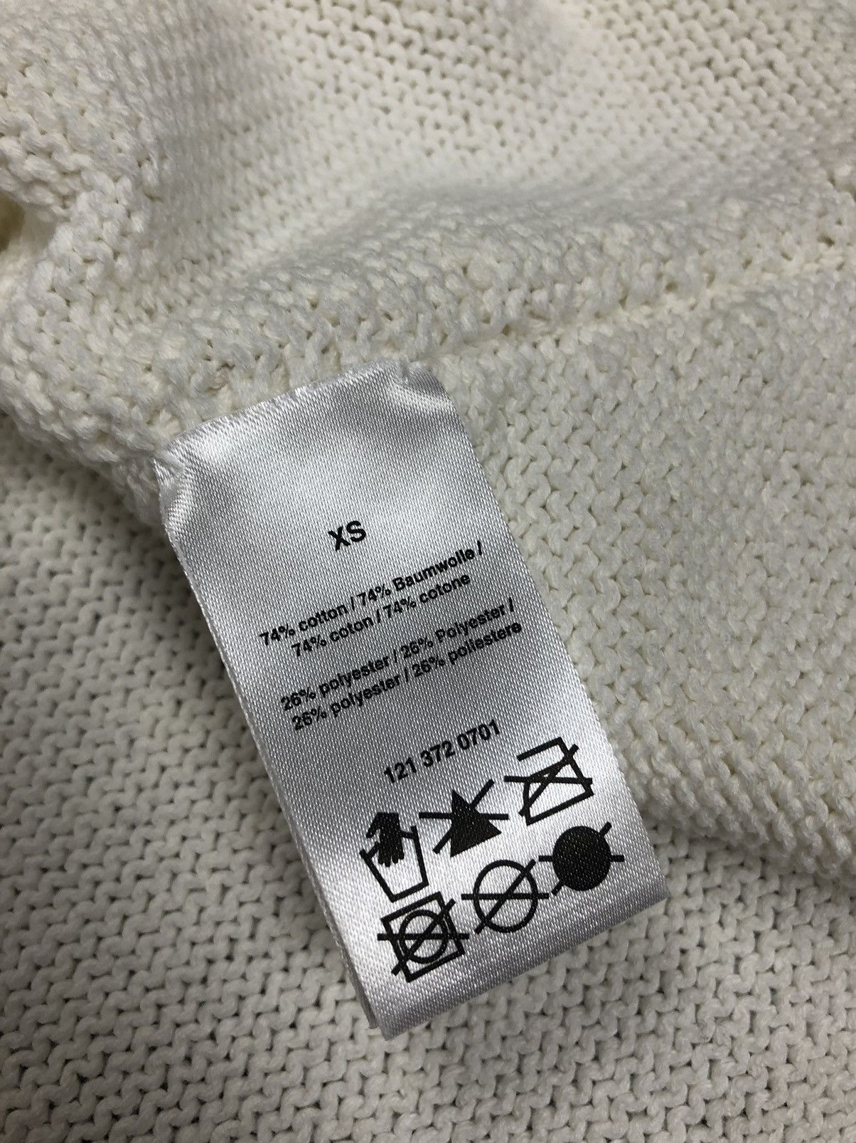 Rundholz Rundholz Black Label Flared Panel Sweater in Off-White Size XS / US 0-2 / IT 36-38 - 9 Thumbnail