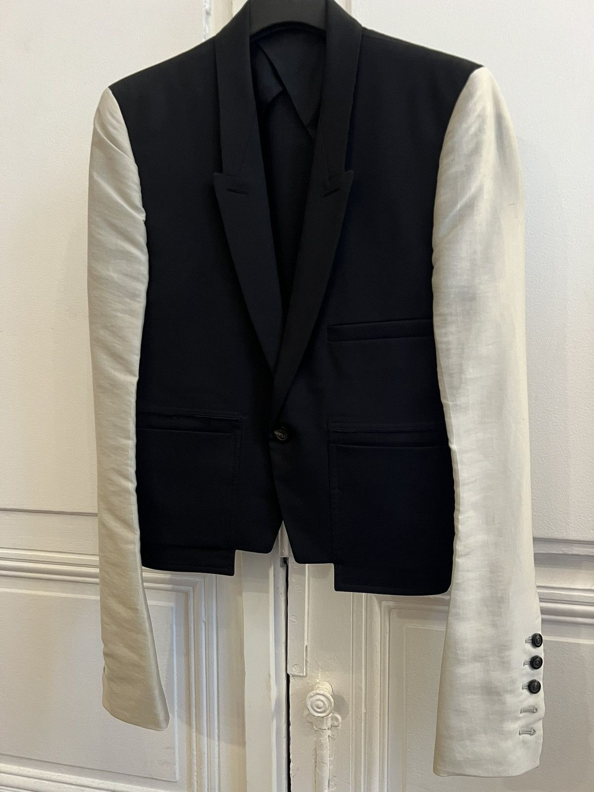 Rick Owens Rick Owens SS19 Cropped Blazer Size 48R - 2 Thumbnail