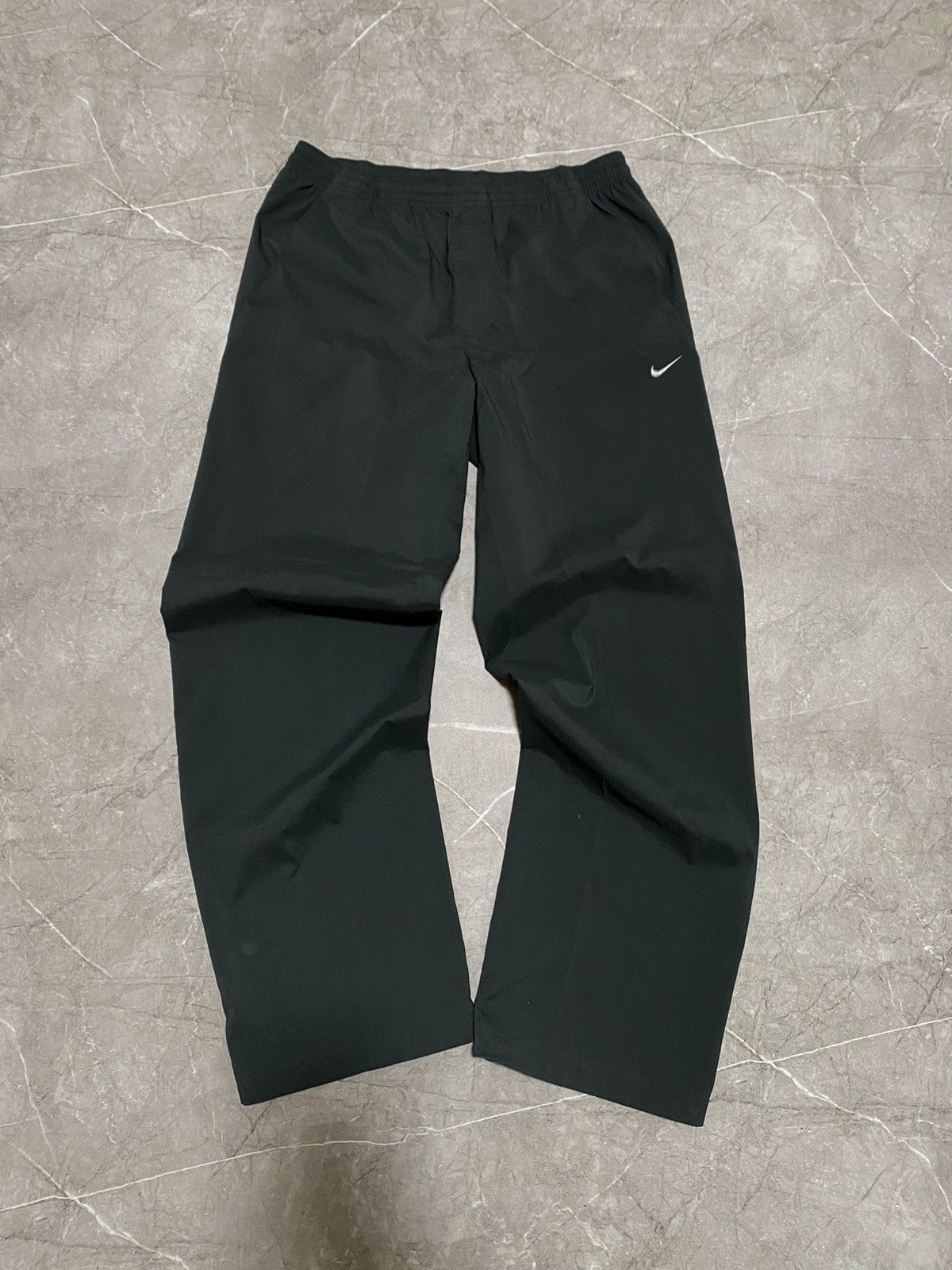 Nike × Vintage Vintage Y2K Nike Swoosh Drill Baggy Oversized Pants 90s Size US 32 / EU 48 - 1 Thumbnail