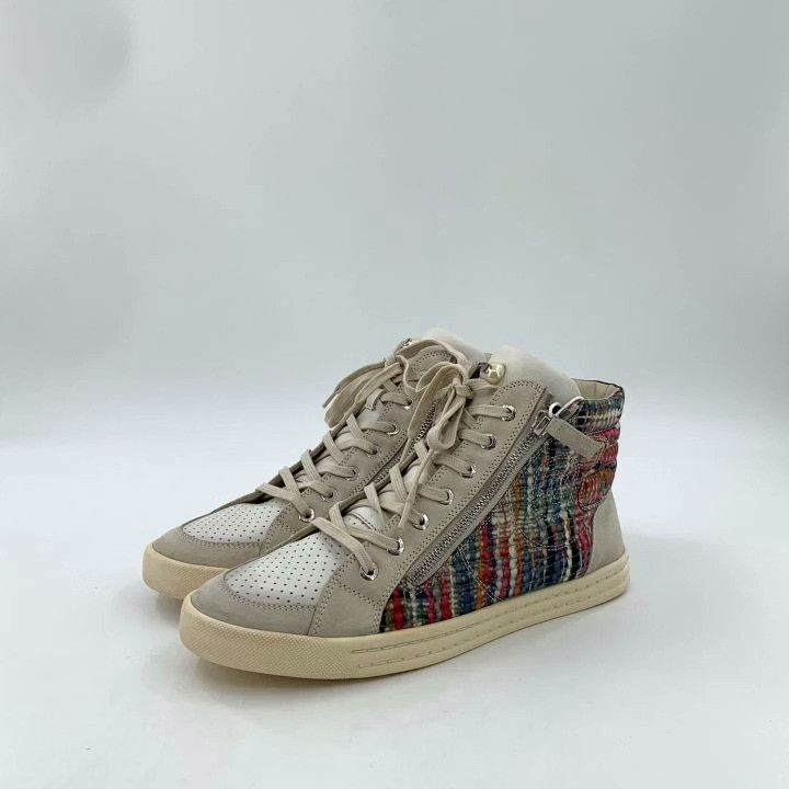 Chanel Chanel Logo Woven Lace-Up Casual Sneakers Size US 8 / IT 38 - 1 Thumbnail