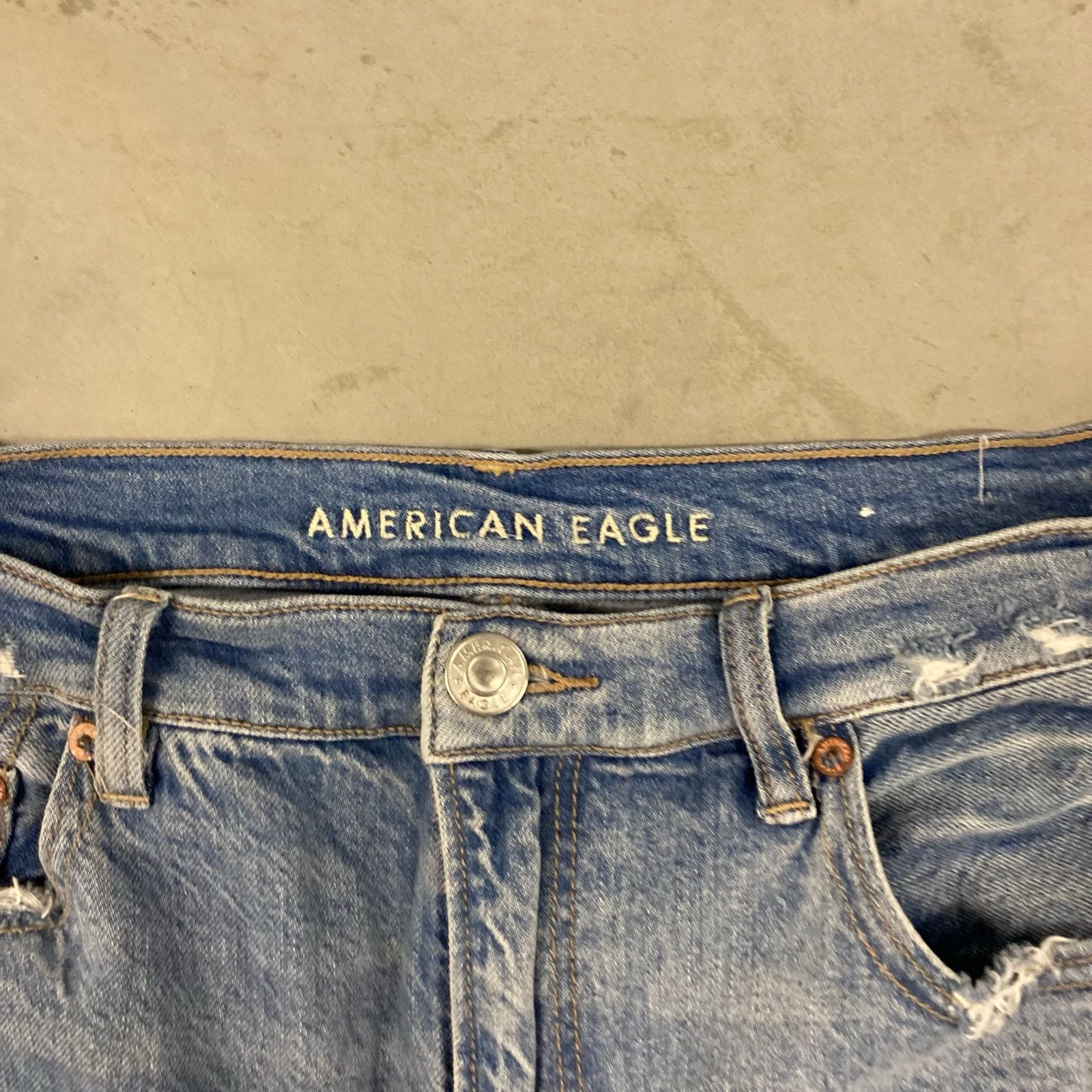 American Eagle Outfitters × Vintage Y2K American eagle baggy jeans 34x30 Size 38" / US 16 / IT 52 - 7 Thumbnail