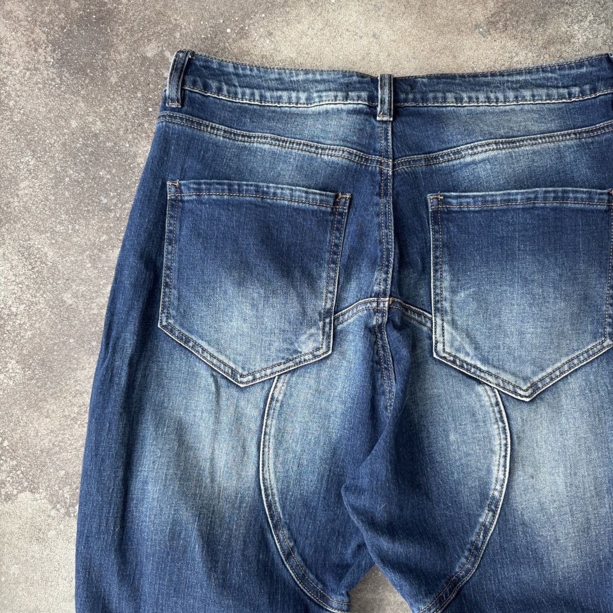 Hysteric Glamour × Japanese Brand × Vintage Vintage Painted Patchwork Washed Distressed Y2K Jeans Size US 32 / EU 48 - 9 Thumbnail