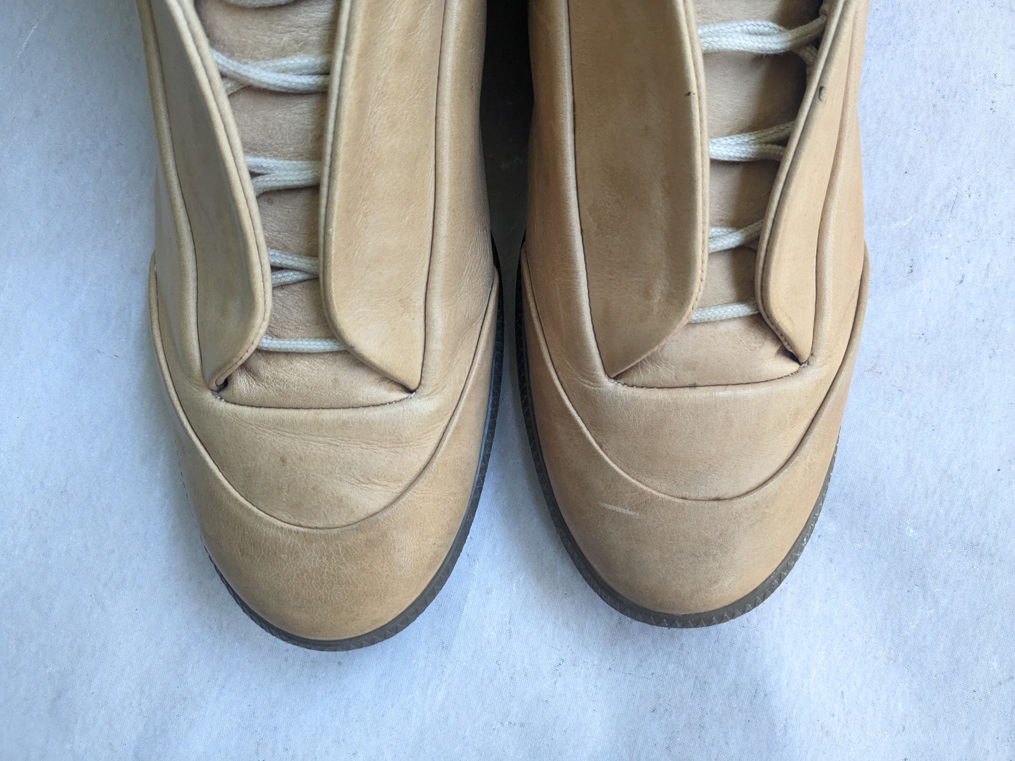Maison Margiela Maison Margiela Future Tan Brown Leather 14 47 Italy High Size US 14 / EU 47 - 3 Thumbnail