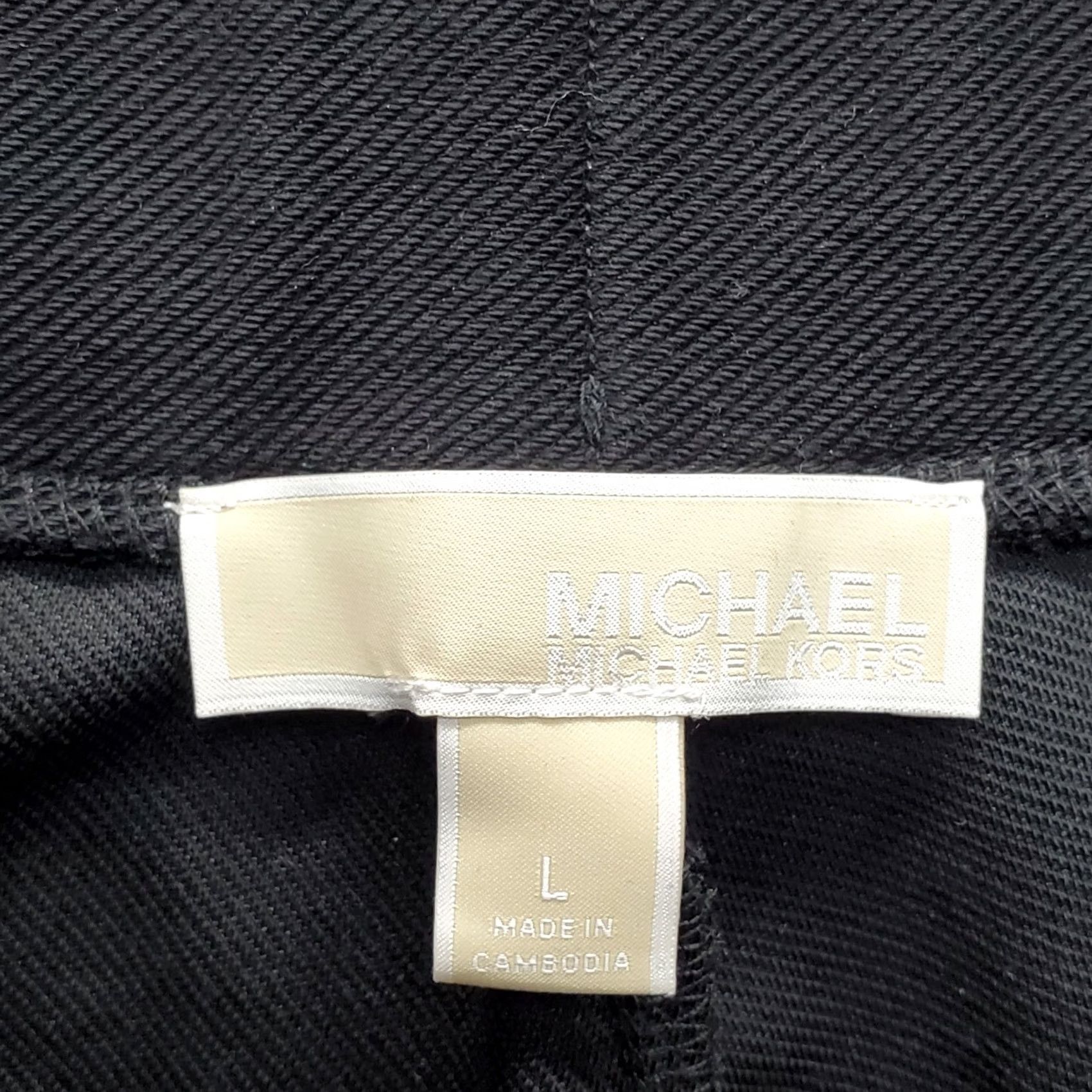 Michael Kors Michael Kors Trousers Women's Large Black Straight-Leg Ankle Slit Pull-On Pants L Womens Black Straight-Leg Ankle Slit Pull-On, 26.5" Inseam Size 36" / US 14 / IT 50 - 7 Thumbnail