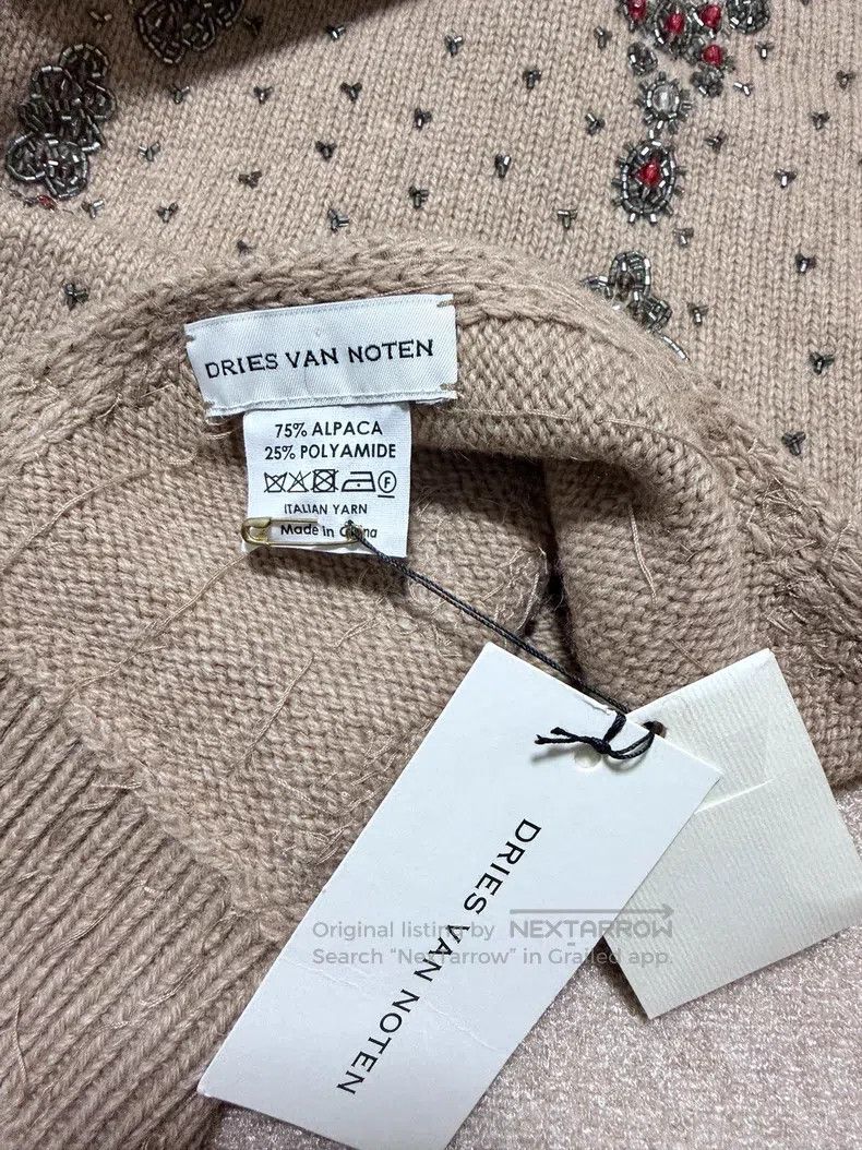 Dries Van Noten Dries Van Noten Wool Blended Knit Sweater Size S / US 4 / IT 40 - 3 Thumbnail
