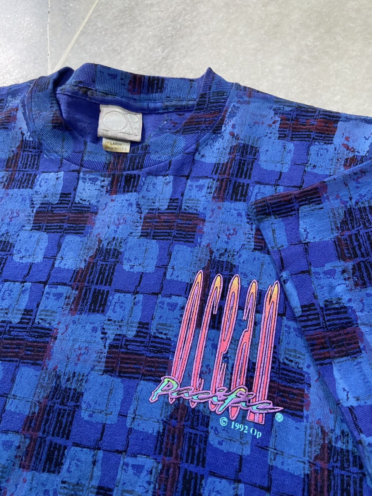 Ocean Pacific Vintage 90s Ocean Pacific 1992 Op Tee Size US M / EU 48-50 / 2 - 6 Thumbnail